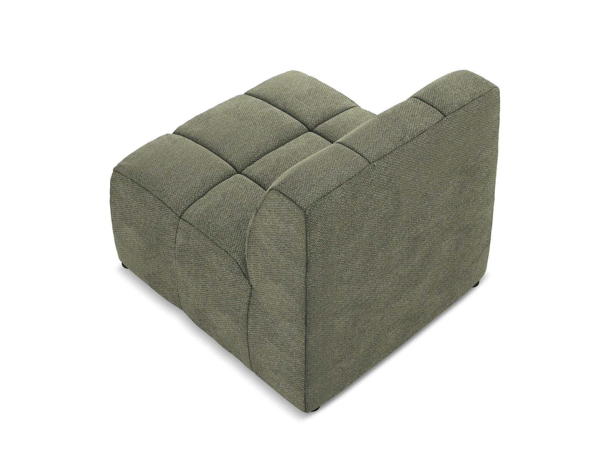 Křeslo / modul ALOHA olivový boucle