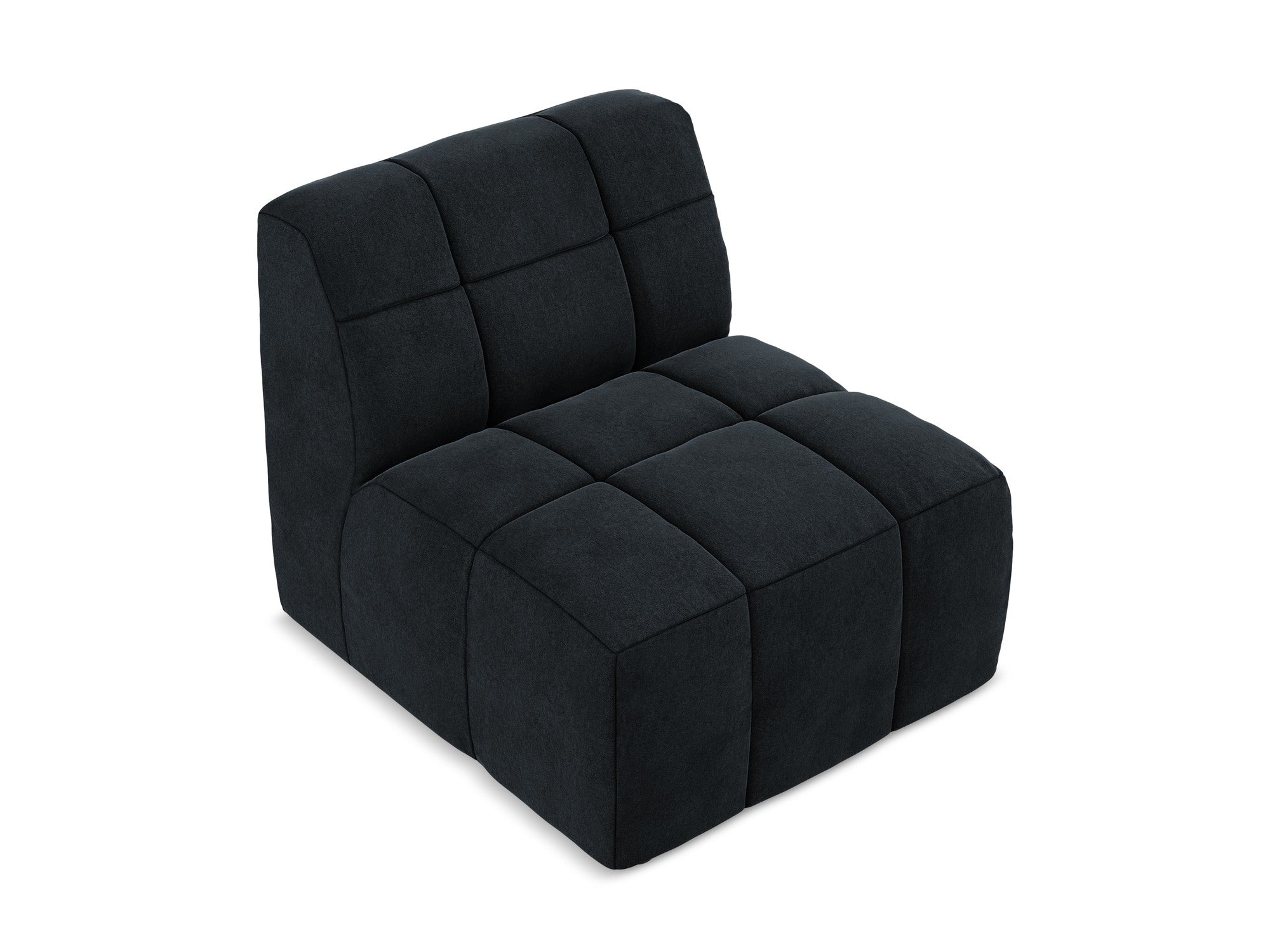 Křeslo / modul sametový ALOHA královská modř