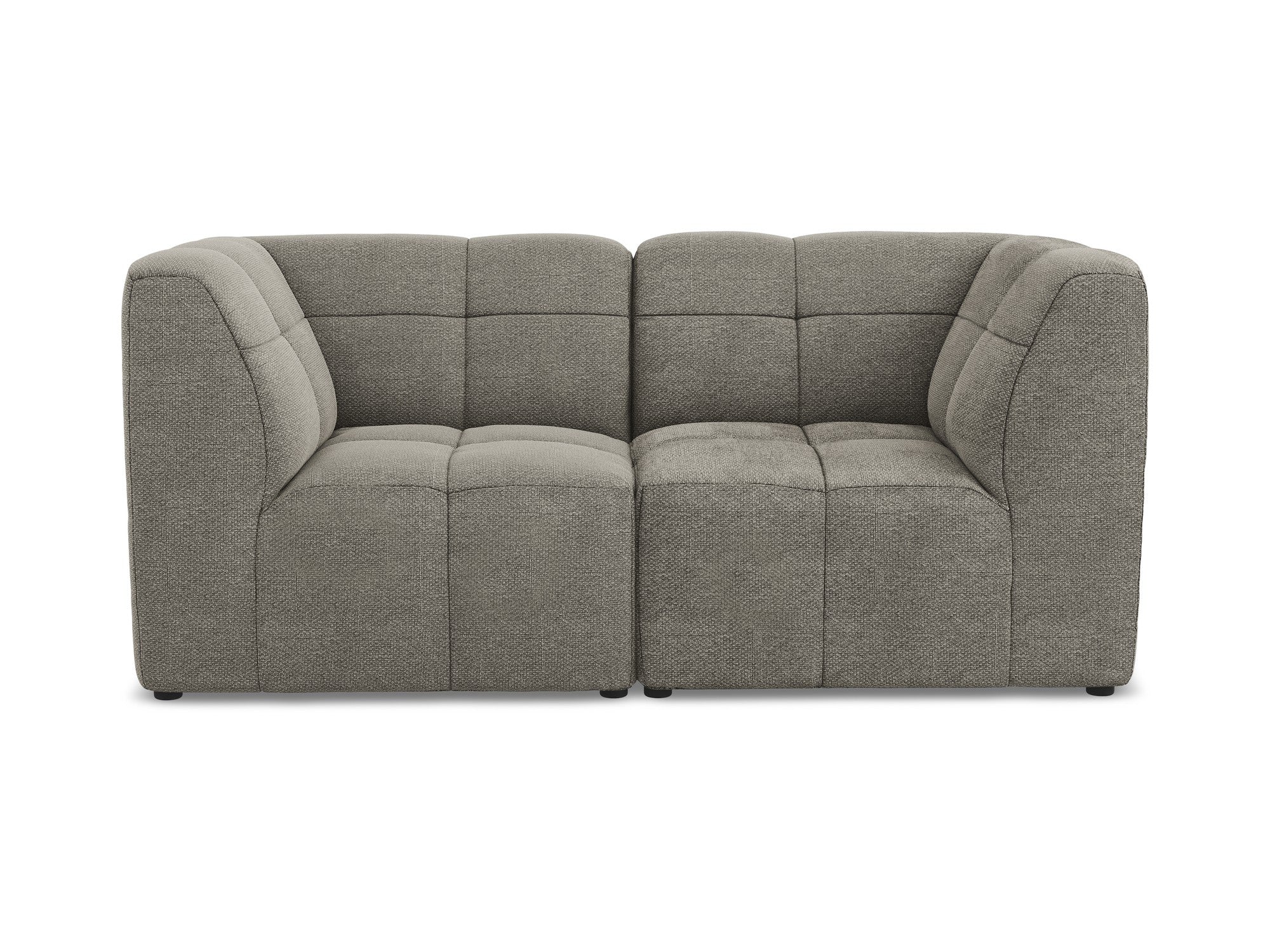 Sofa modulární 2-místná ALOHA šedá boucle