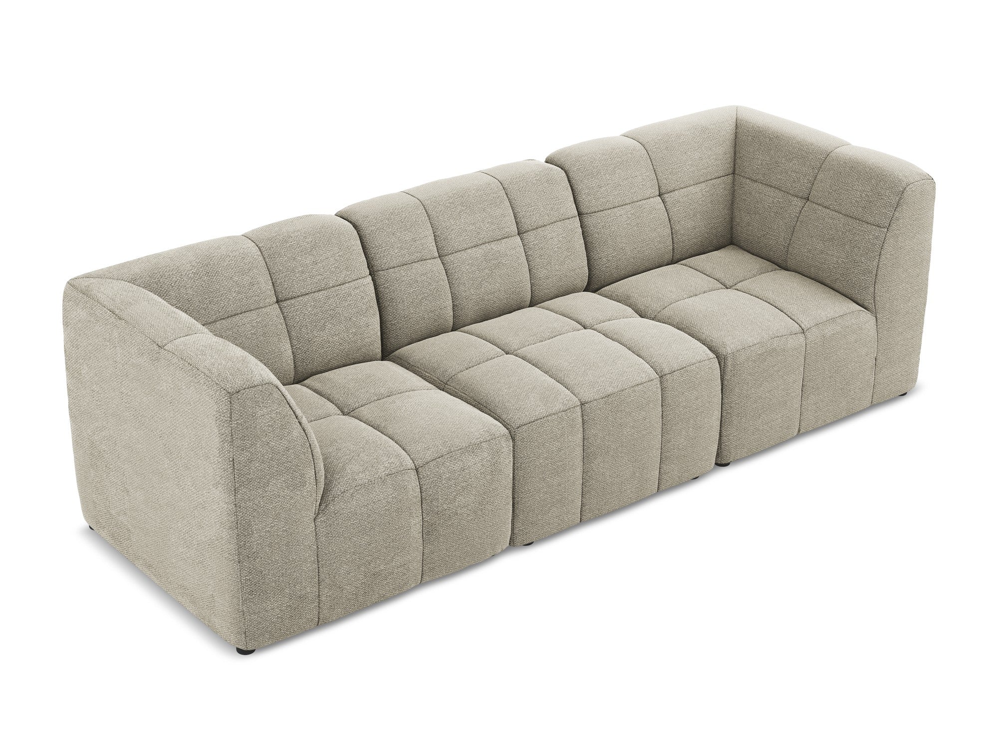 Modulární pohovka pro 3 osoby ALOHA taupe boucle
