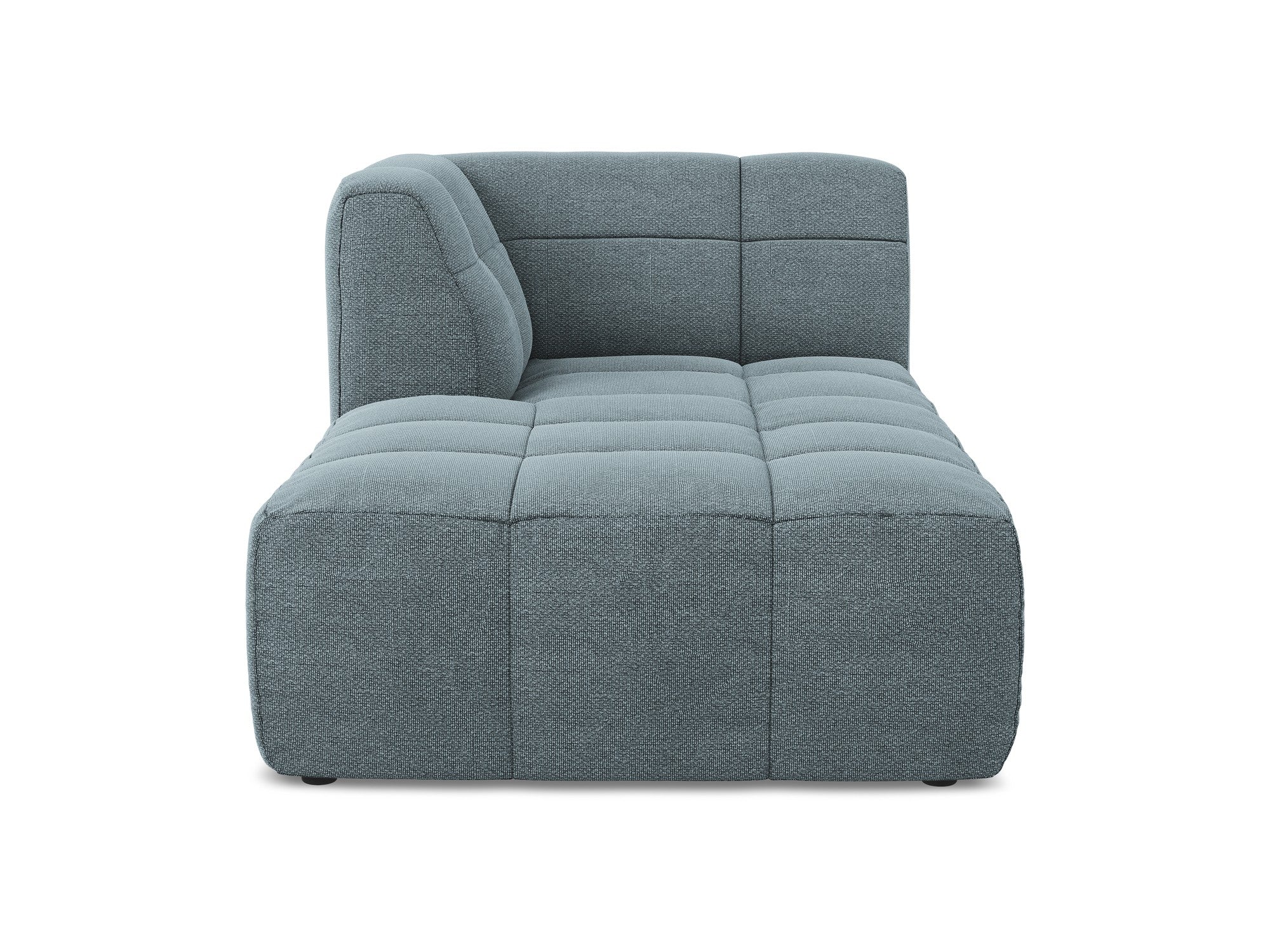 Szezlong levostranný ALOHA džínový modrý boucle