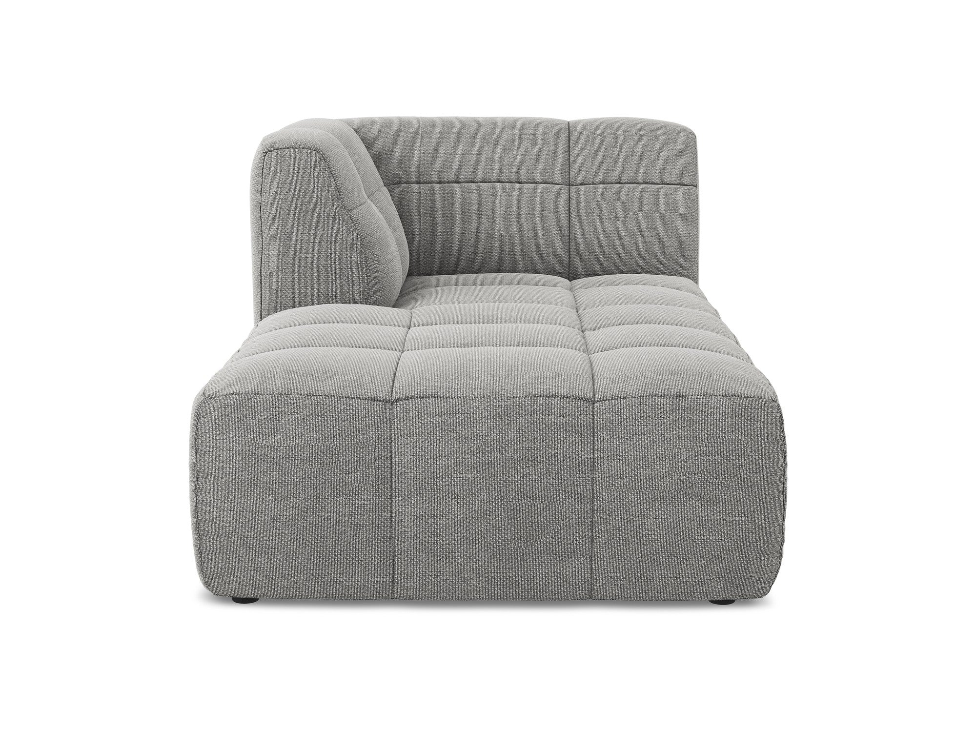 Szezlong levostranný ALOHA světle šedý boucle