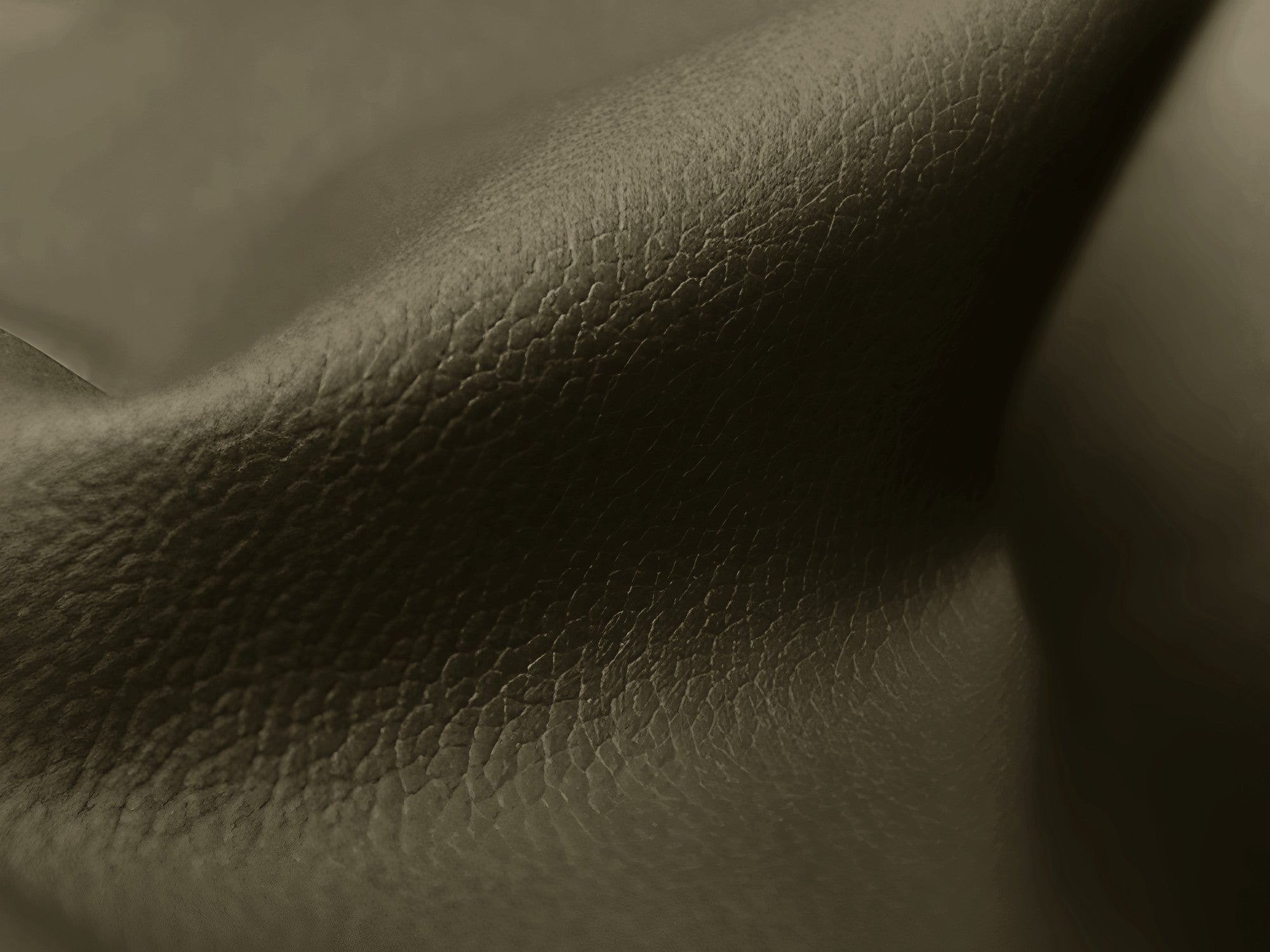 Pouf / module ALOHA olive ecological leather