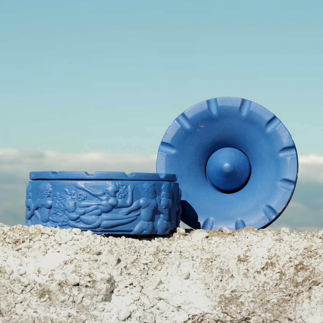 Popielniczka ASHTRAY DIALOGUES niebieski