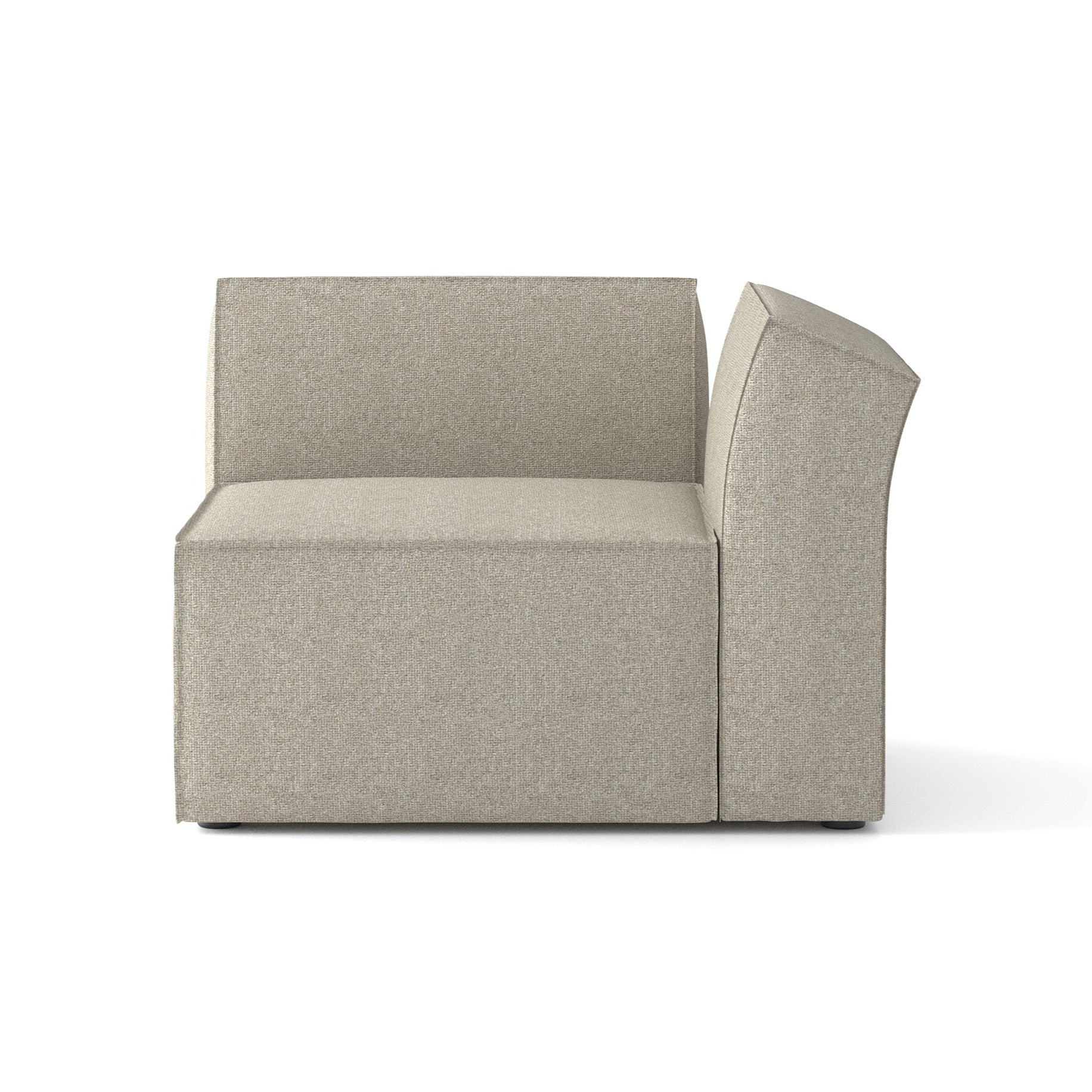 Sofa modulární ANDO - pravostranný modul taupe
