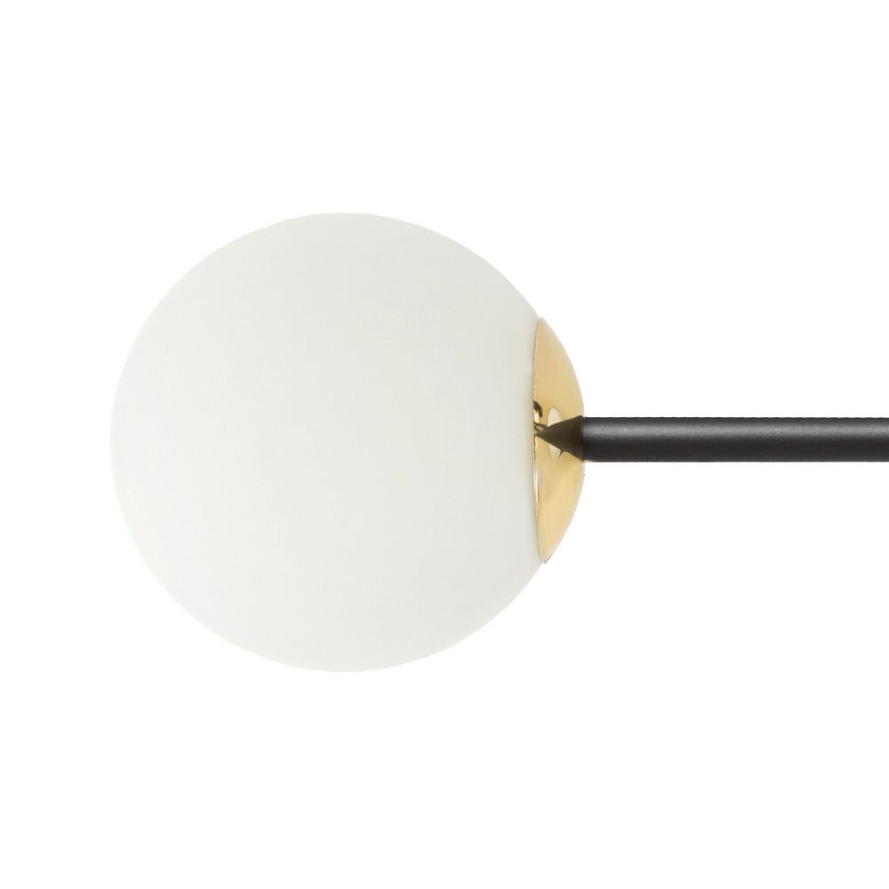 ASTRA 6 ceiling lamp black with gold