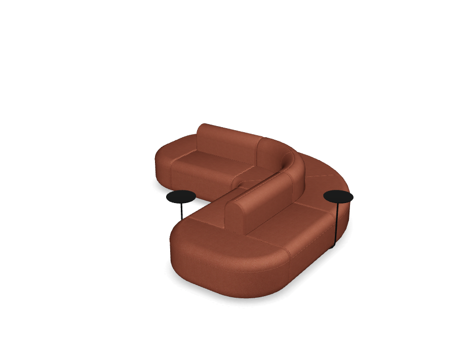 Sofa 6-modulová rohová dvojitá ARTIKO čalouněná