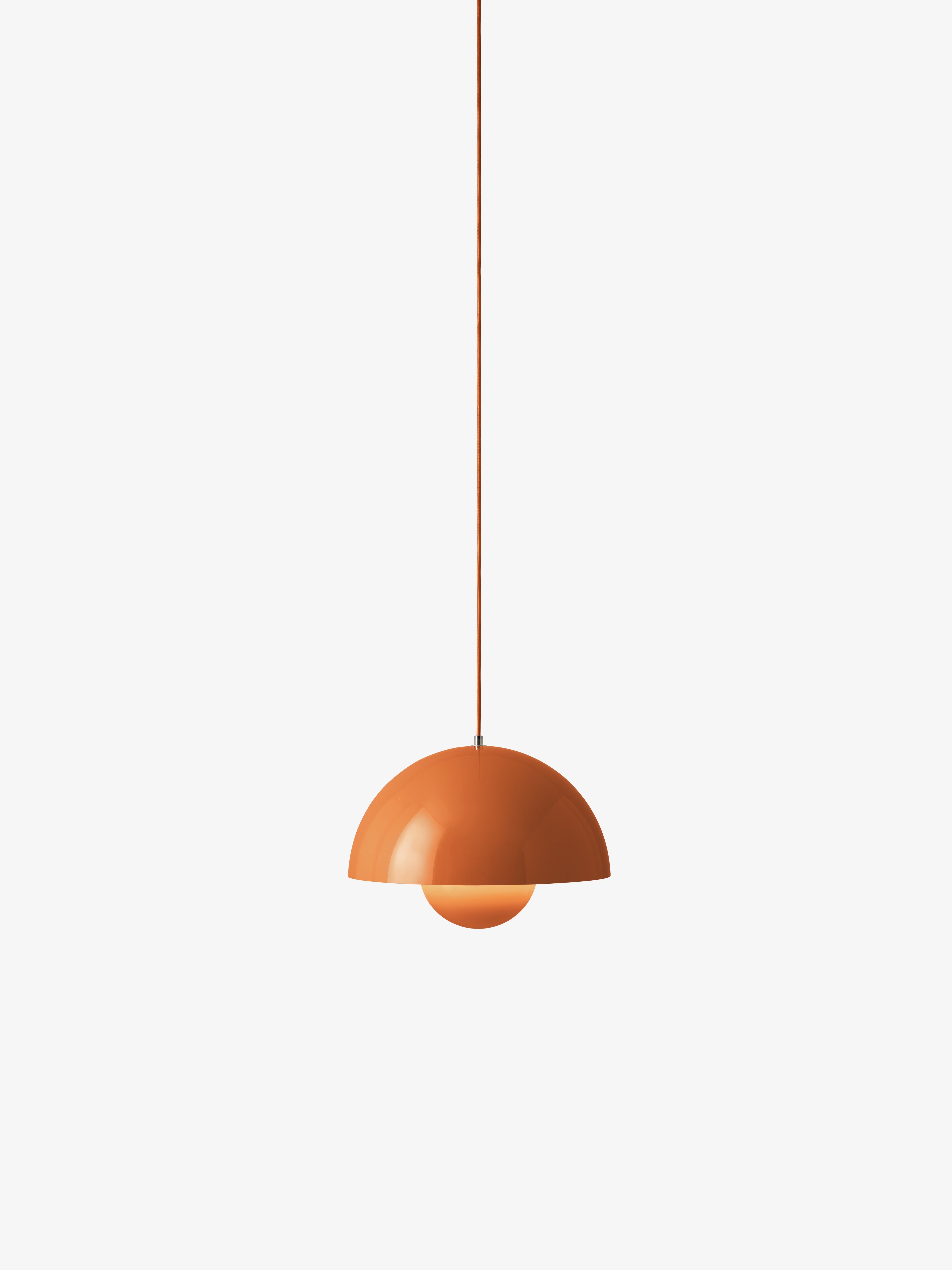 Lampa visící FLOWERPOT oranžová