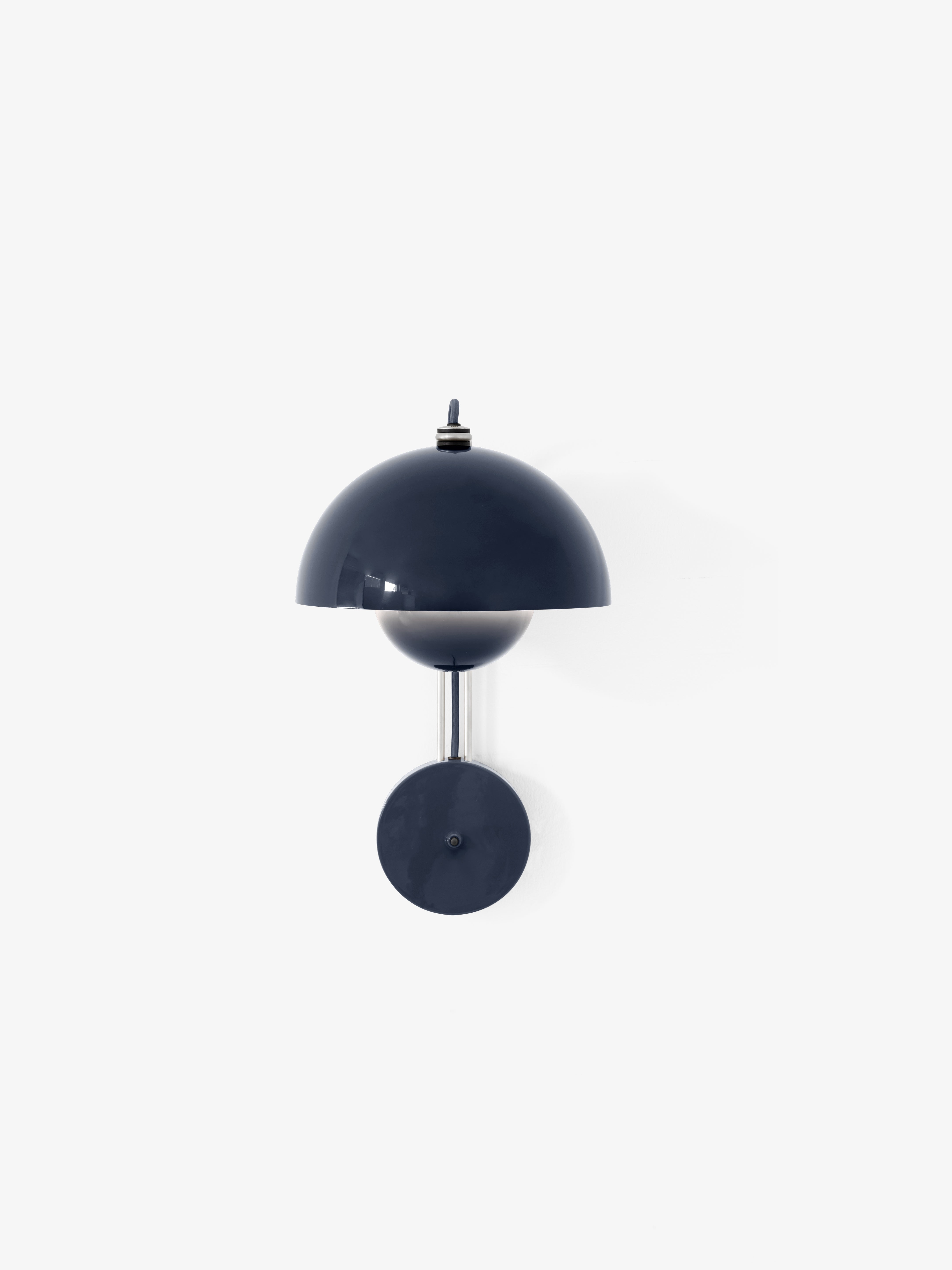 Nástěnná lampa FLOWERPOT VP8, ocelová modrá