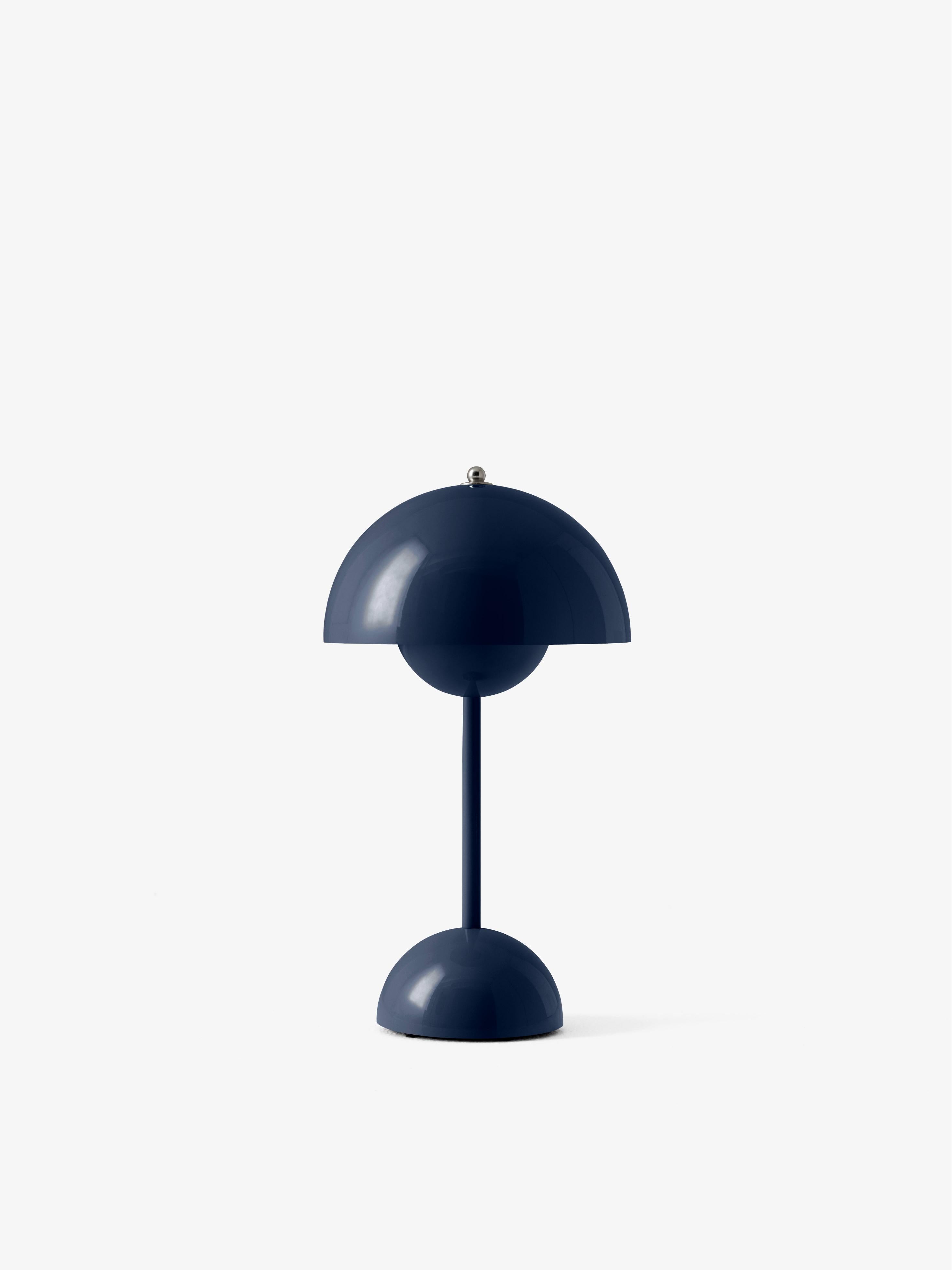 Lampa prenosná FLOWERPOT VP9 ocelová modrá