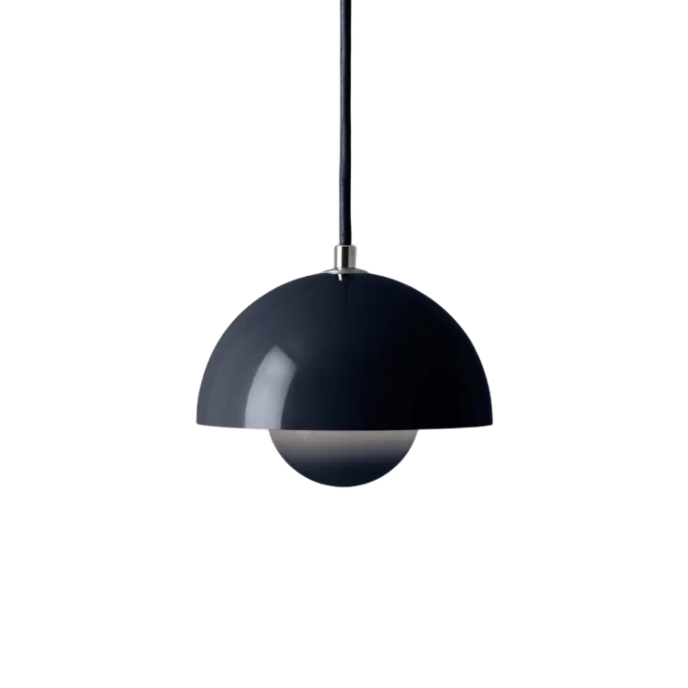 Lampa visící FLOWERPOT ocelová modrá