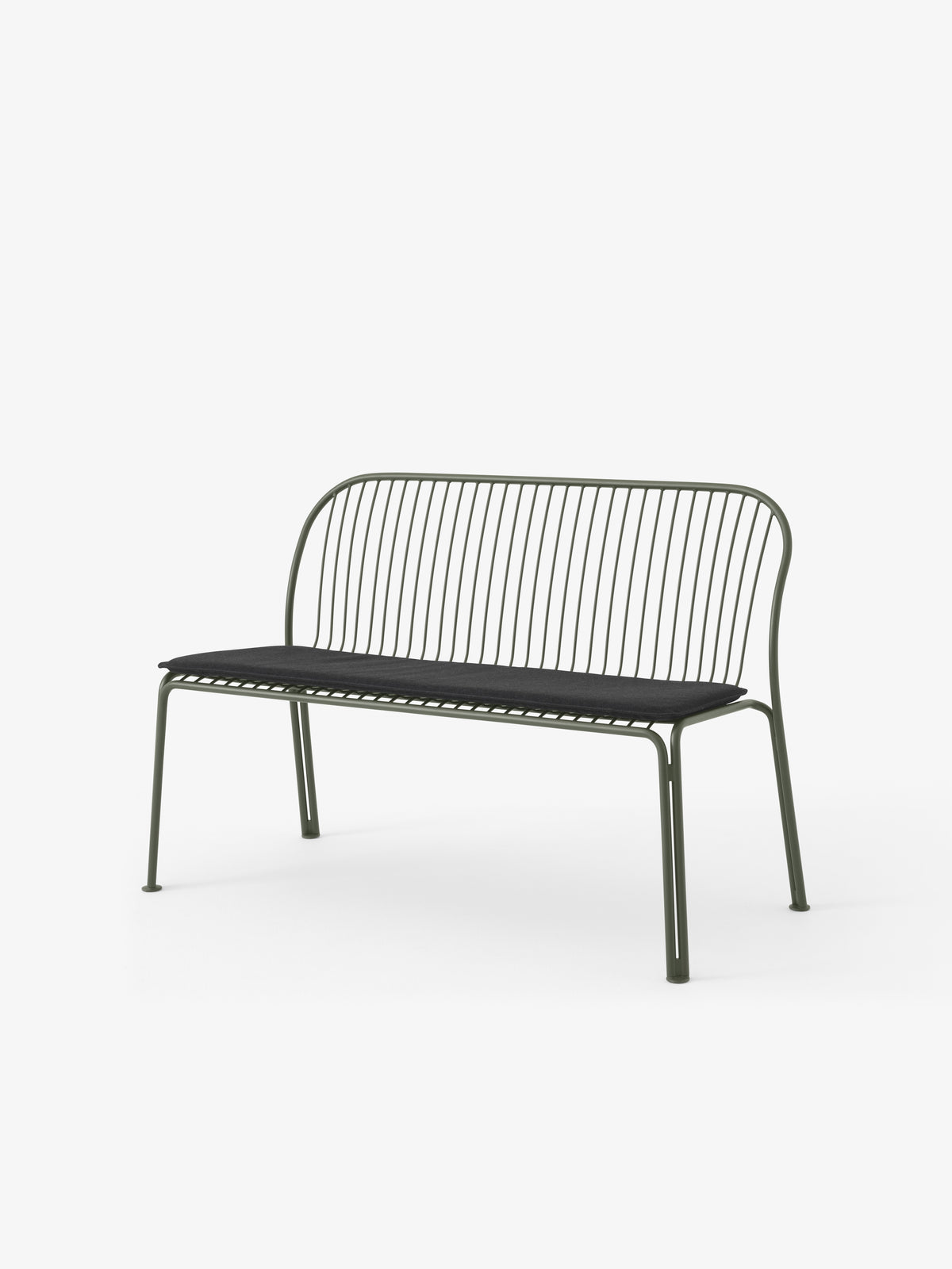 Zahradní lavice THORVALD SC111 tmavě zelená