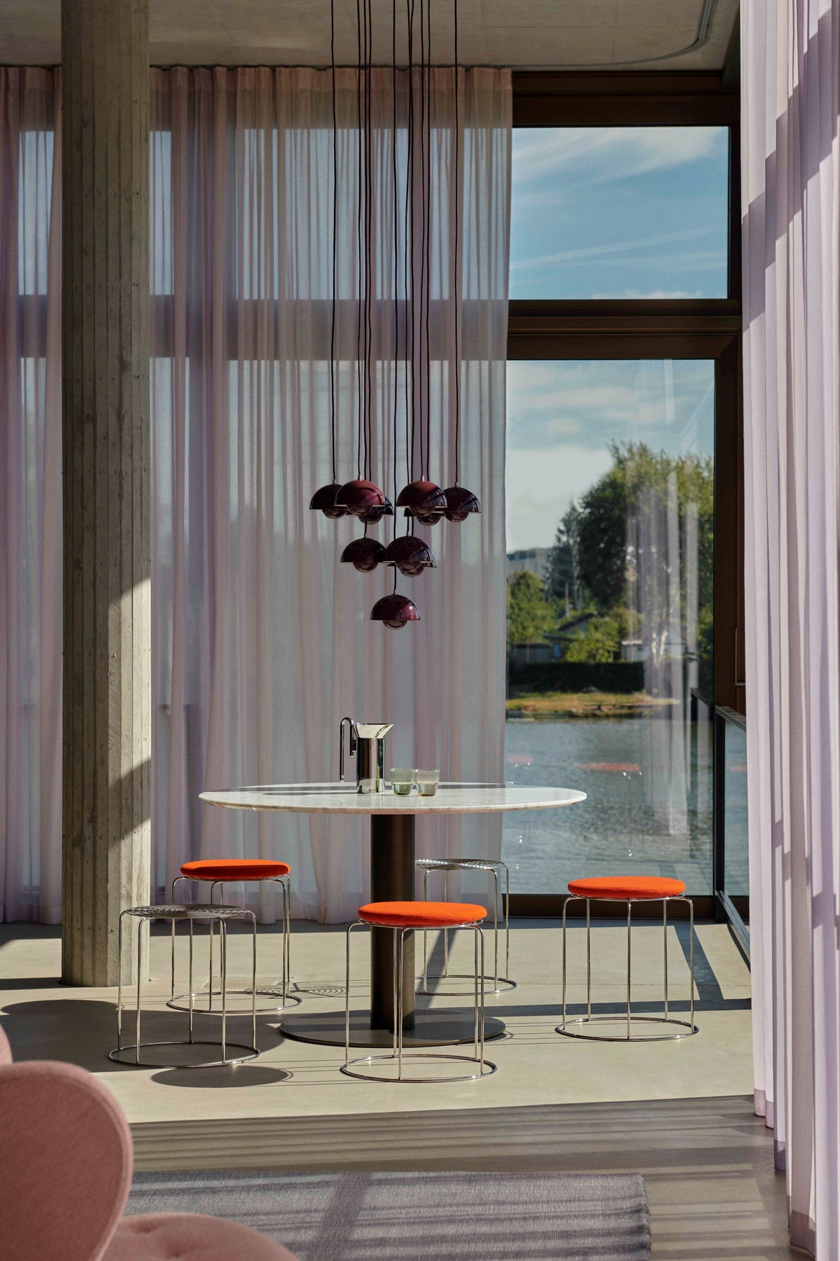 Lustrum FLOWERPOT VP10 kobaltové