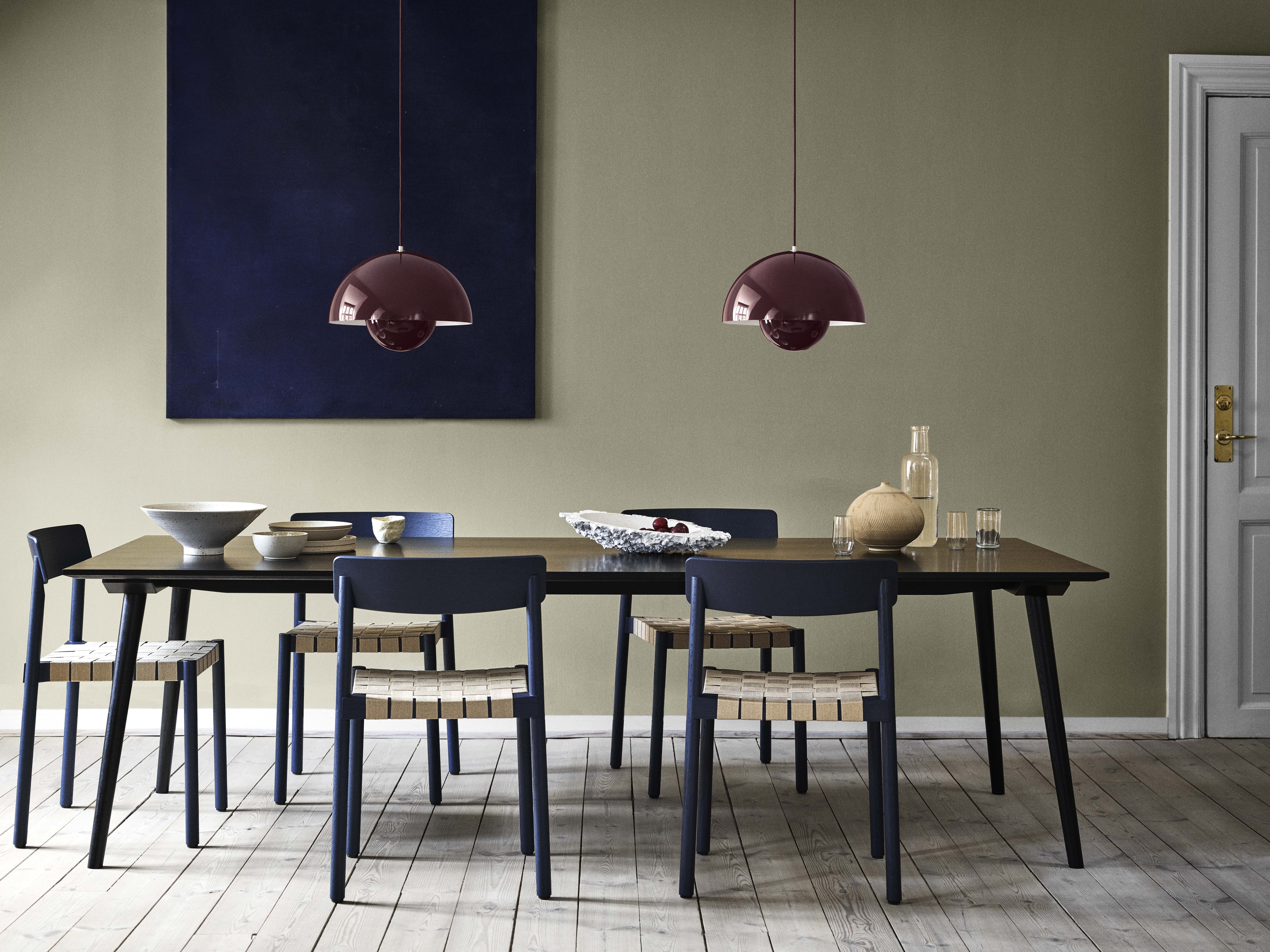 Lampa visící FLOWERPOT tmavá švestka