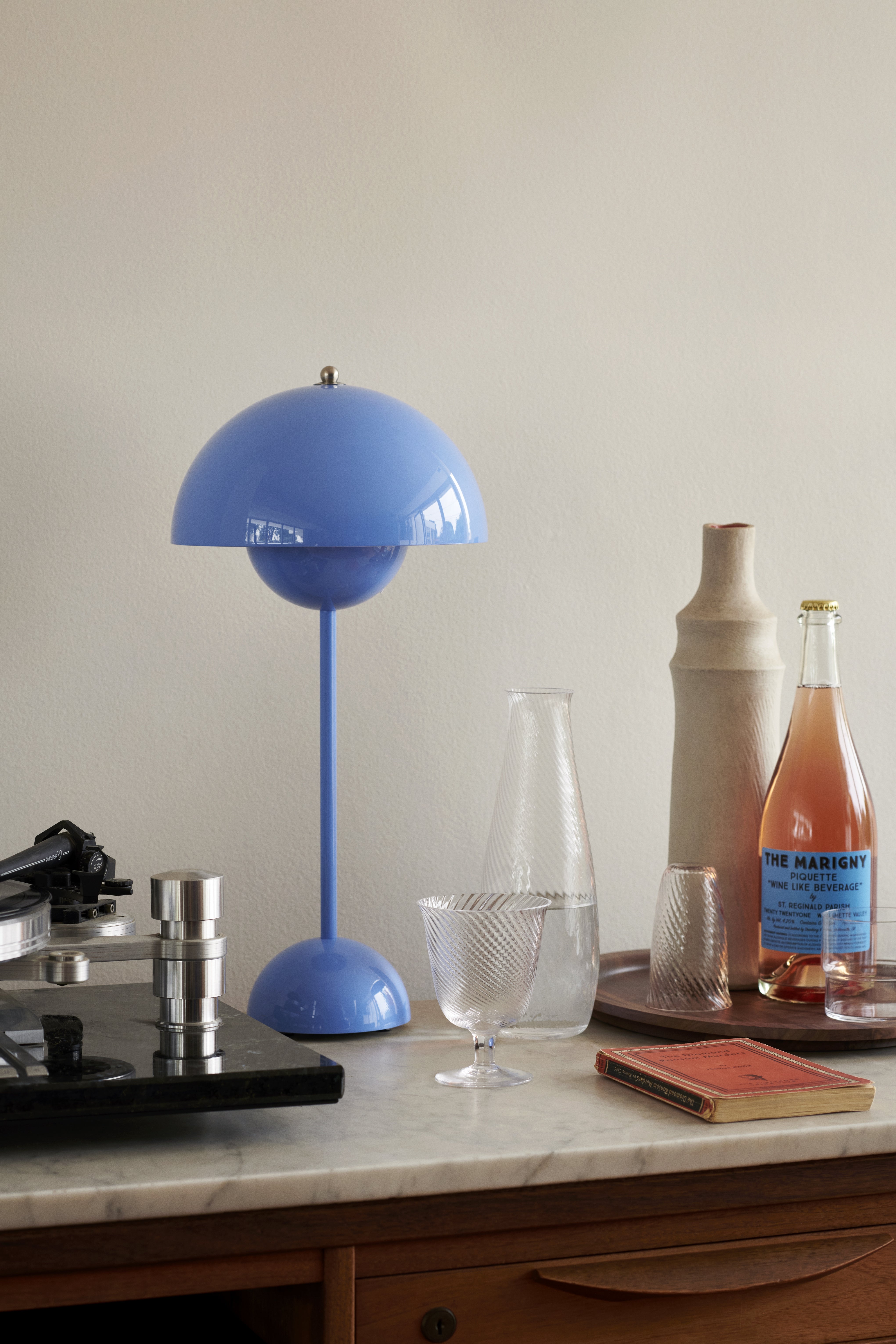 Lampa stolní FLOWERPOT VP3 modrá
