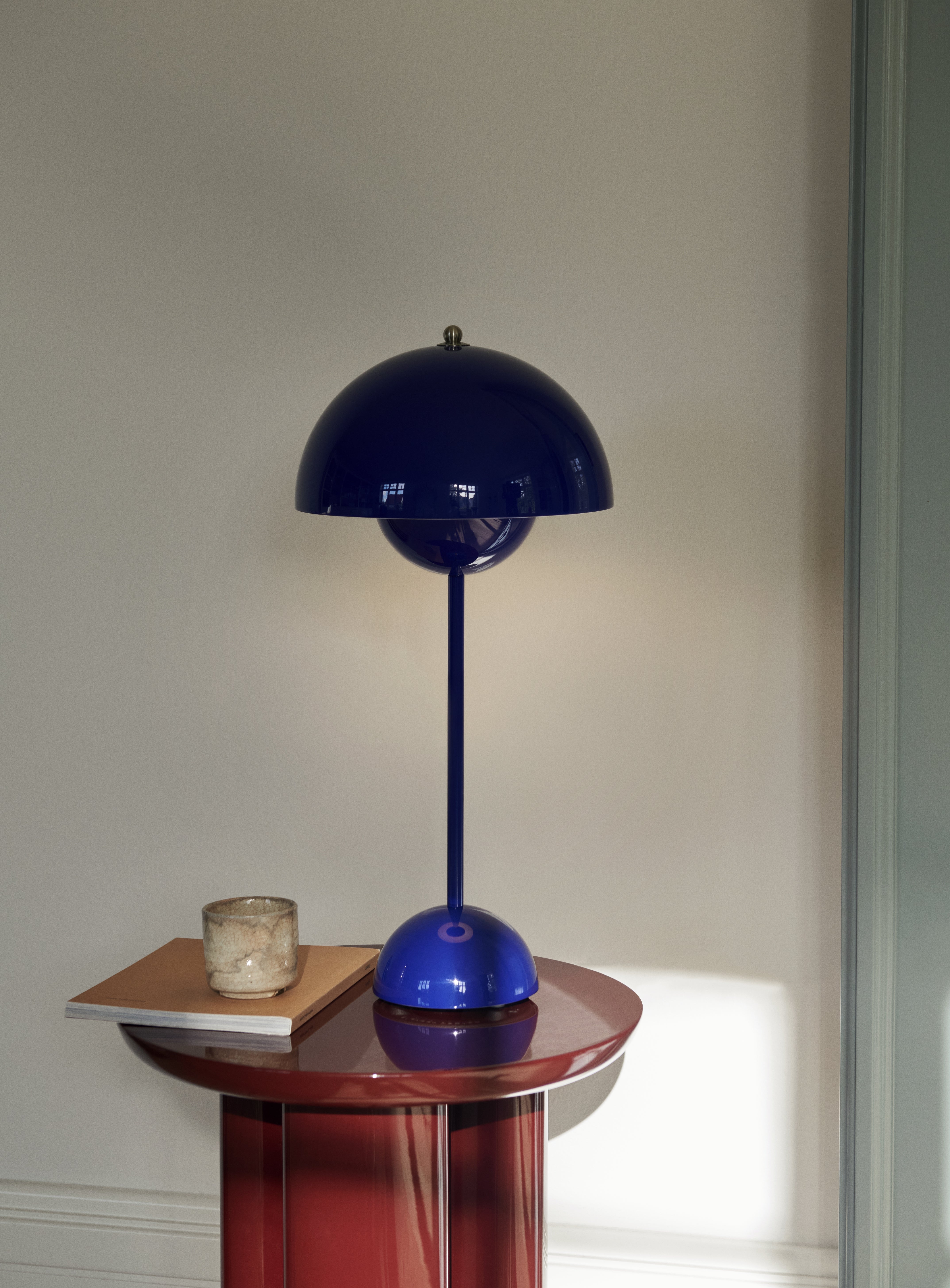 Stolní lampa FLOWERPOT VP3 kobaltová