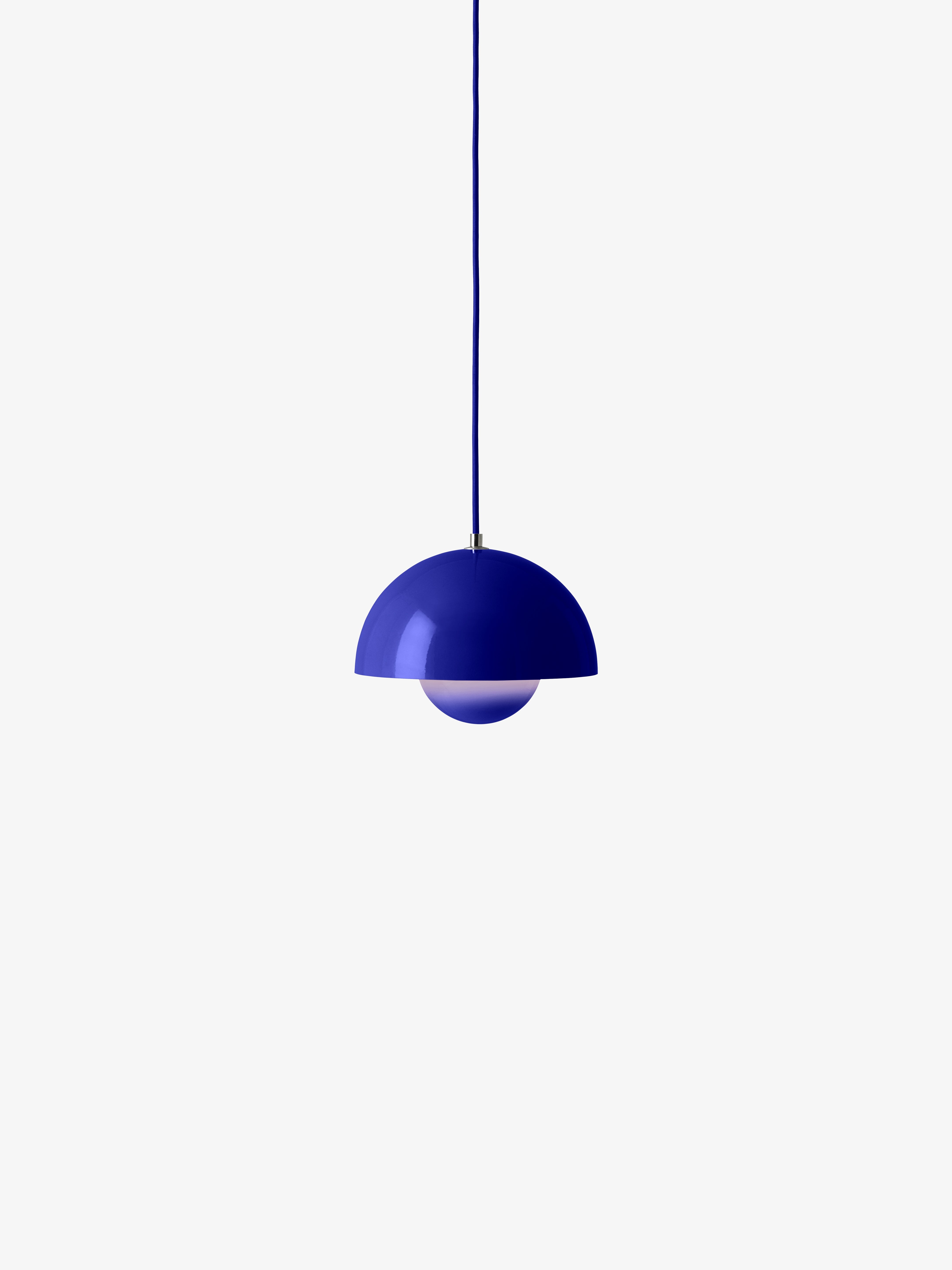 Lampa visící FLOWERPOT kobaltová