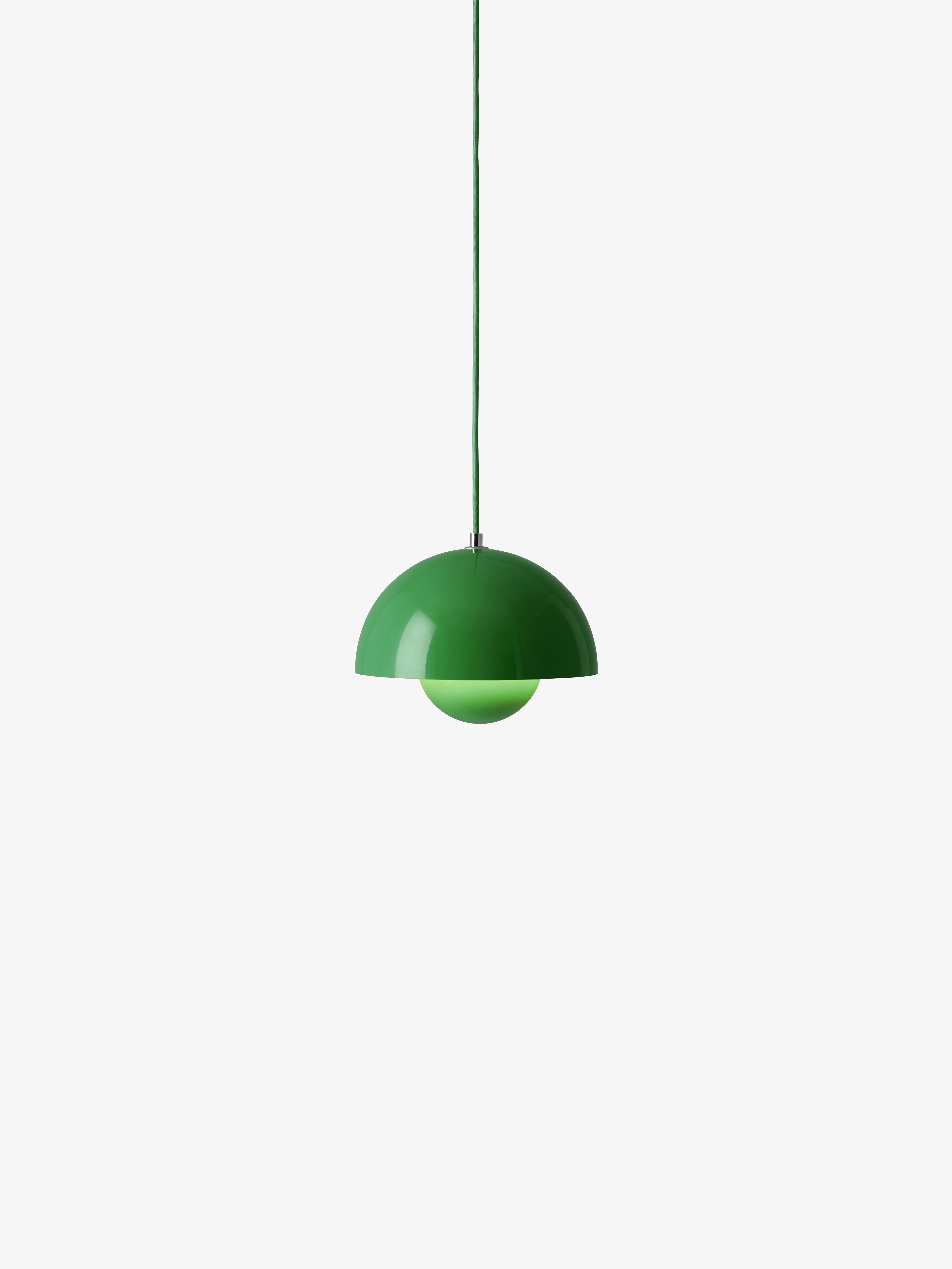 Lampa visící FLOWERPOT intenzivní zelená
