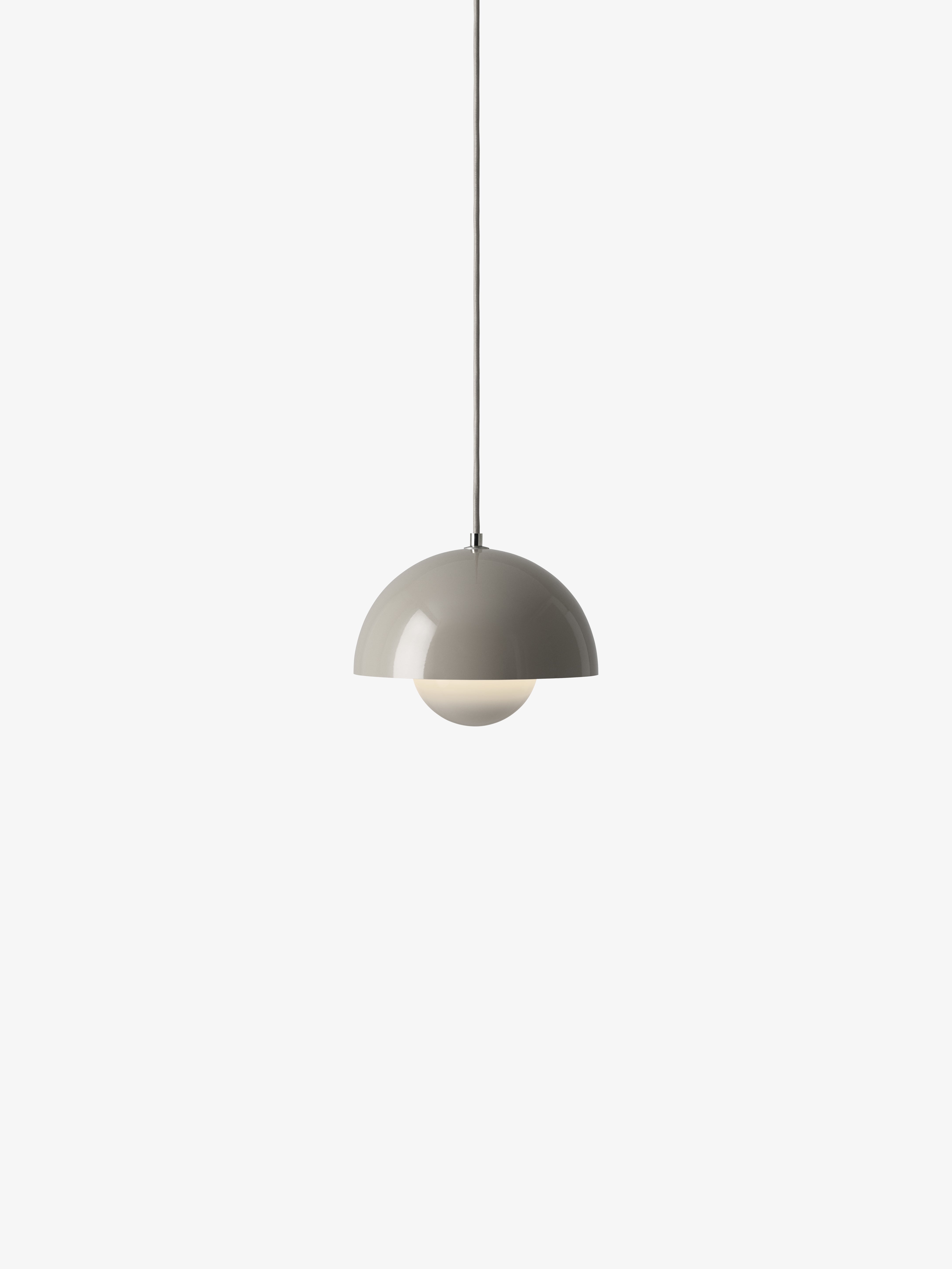 Lampa visící FLOWERPOT šedobéžová