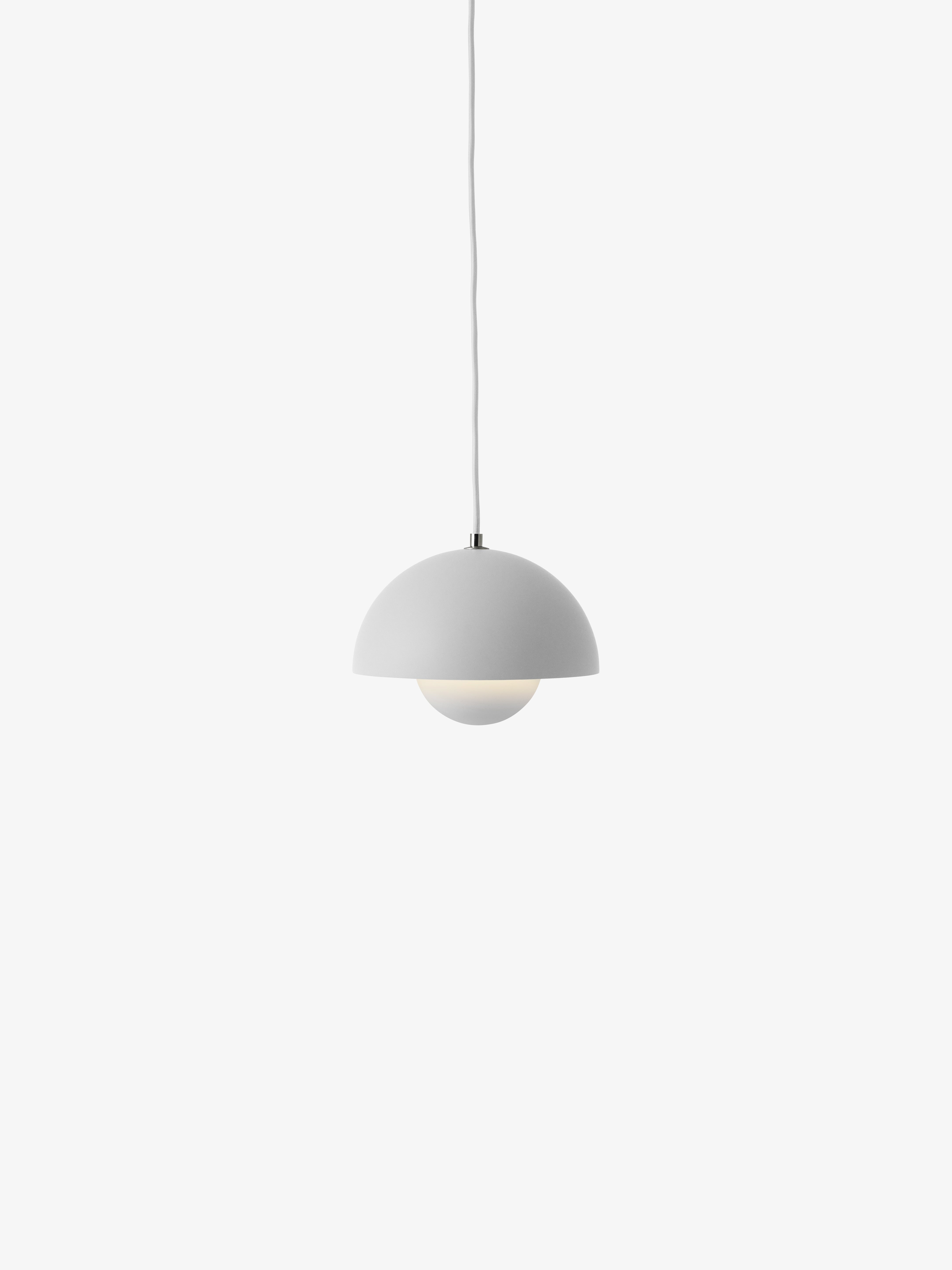 Lampa visící FLOWERPOT matná světle šedá