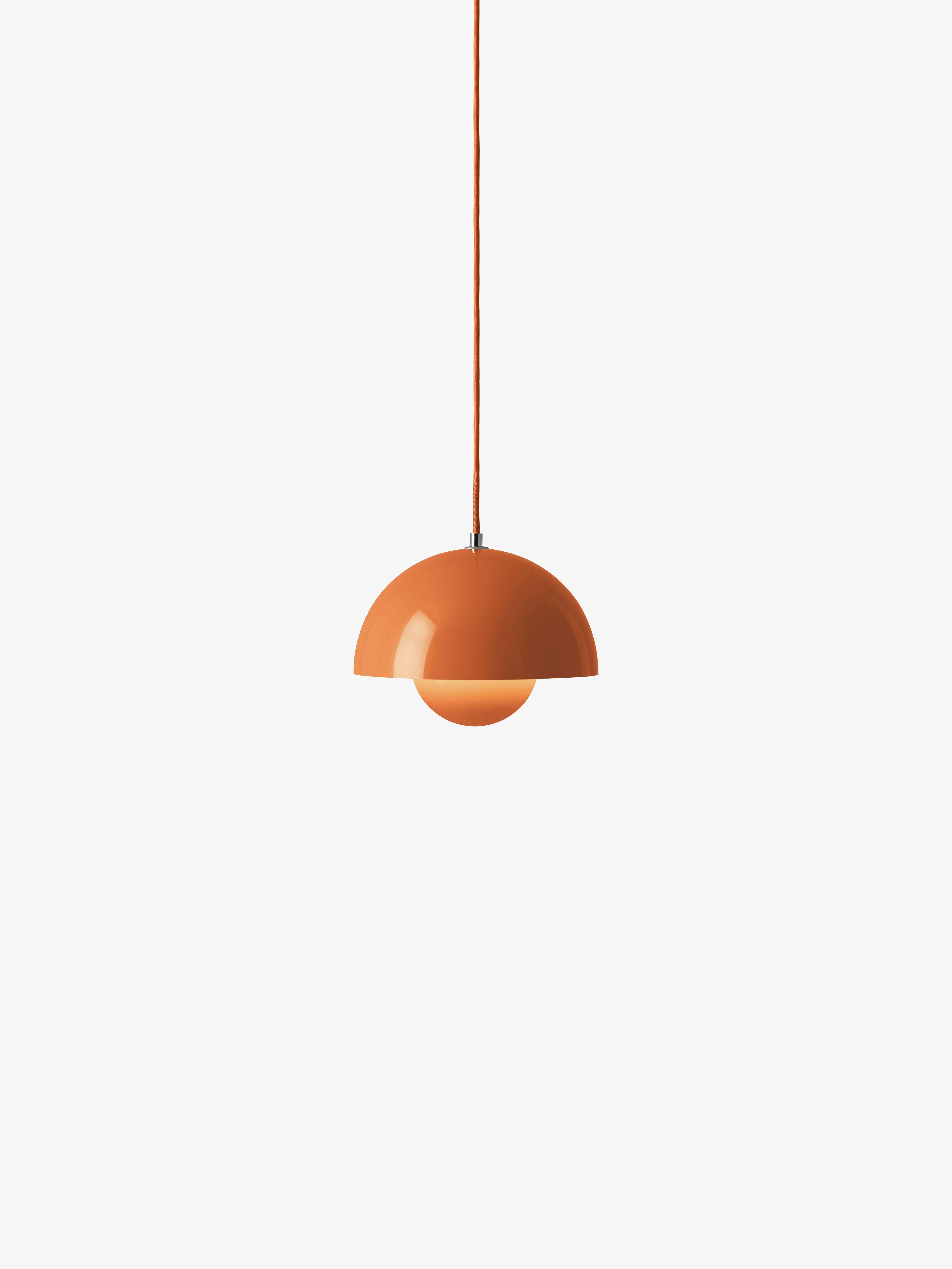 Lampa visící FLOWERPOT oranžová