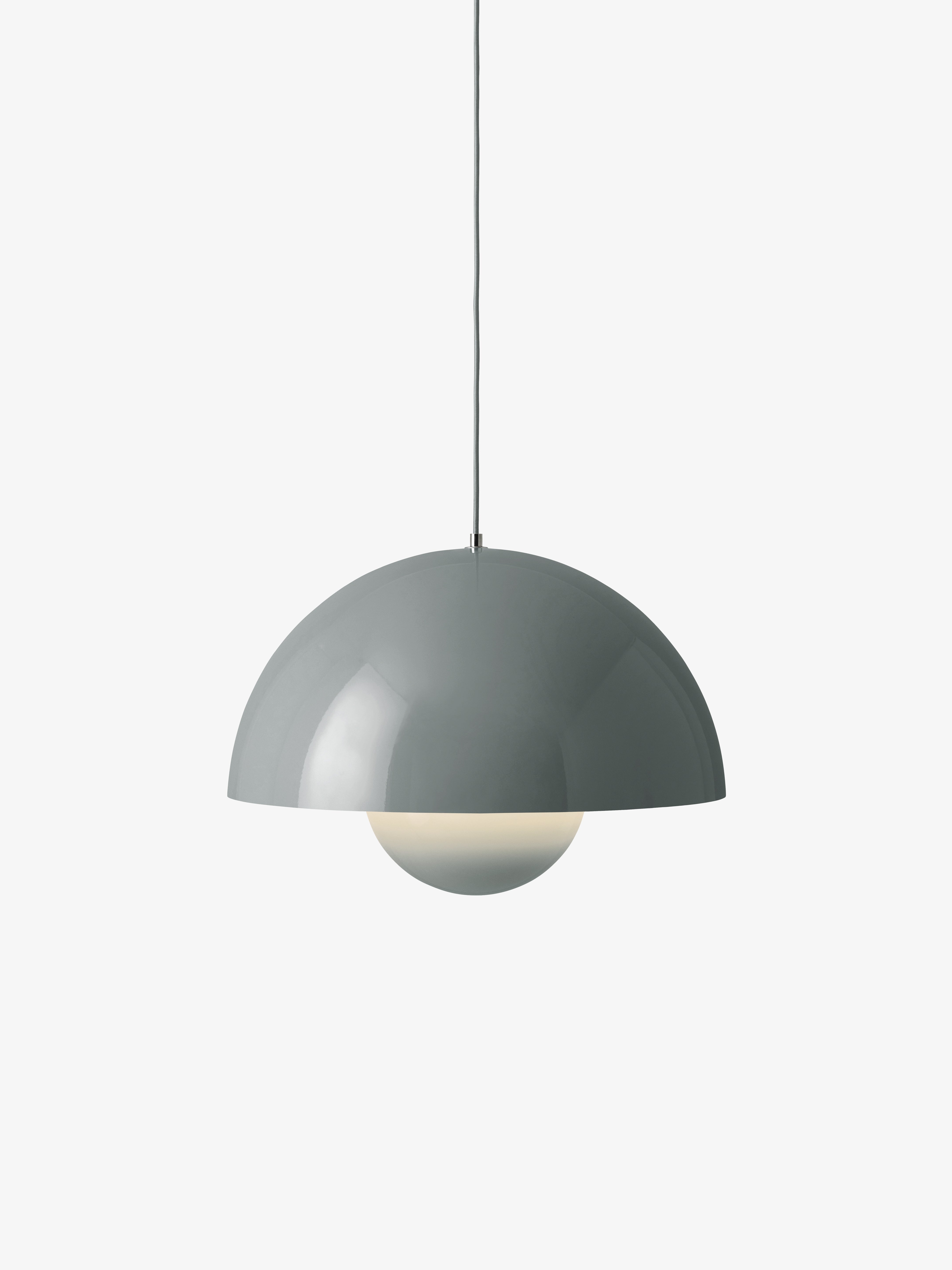 Lampa visící FLOWERPOT šedobluá