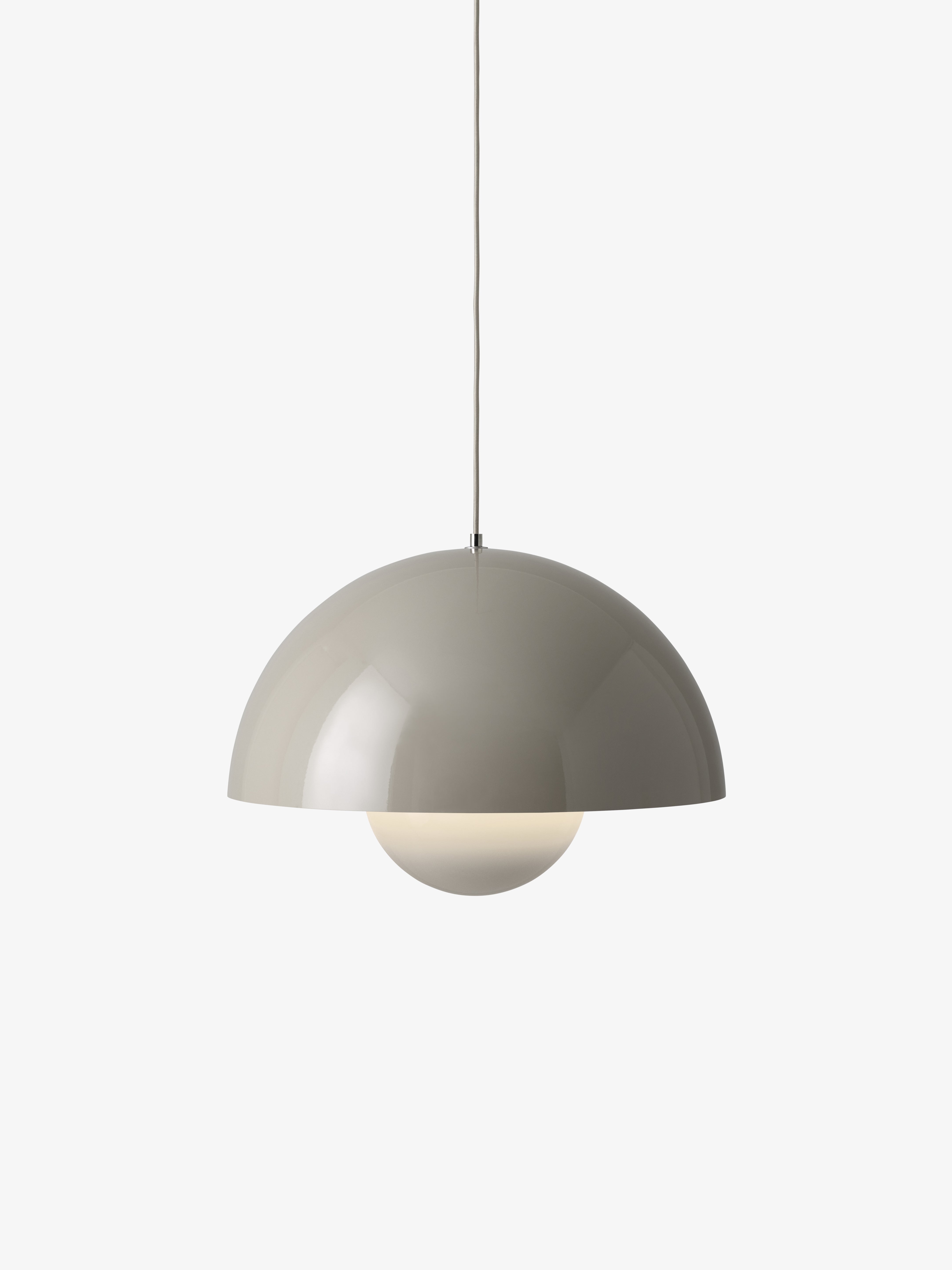 Lampa visící FLOWERPOT šedobéžová