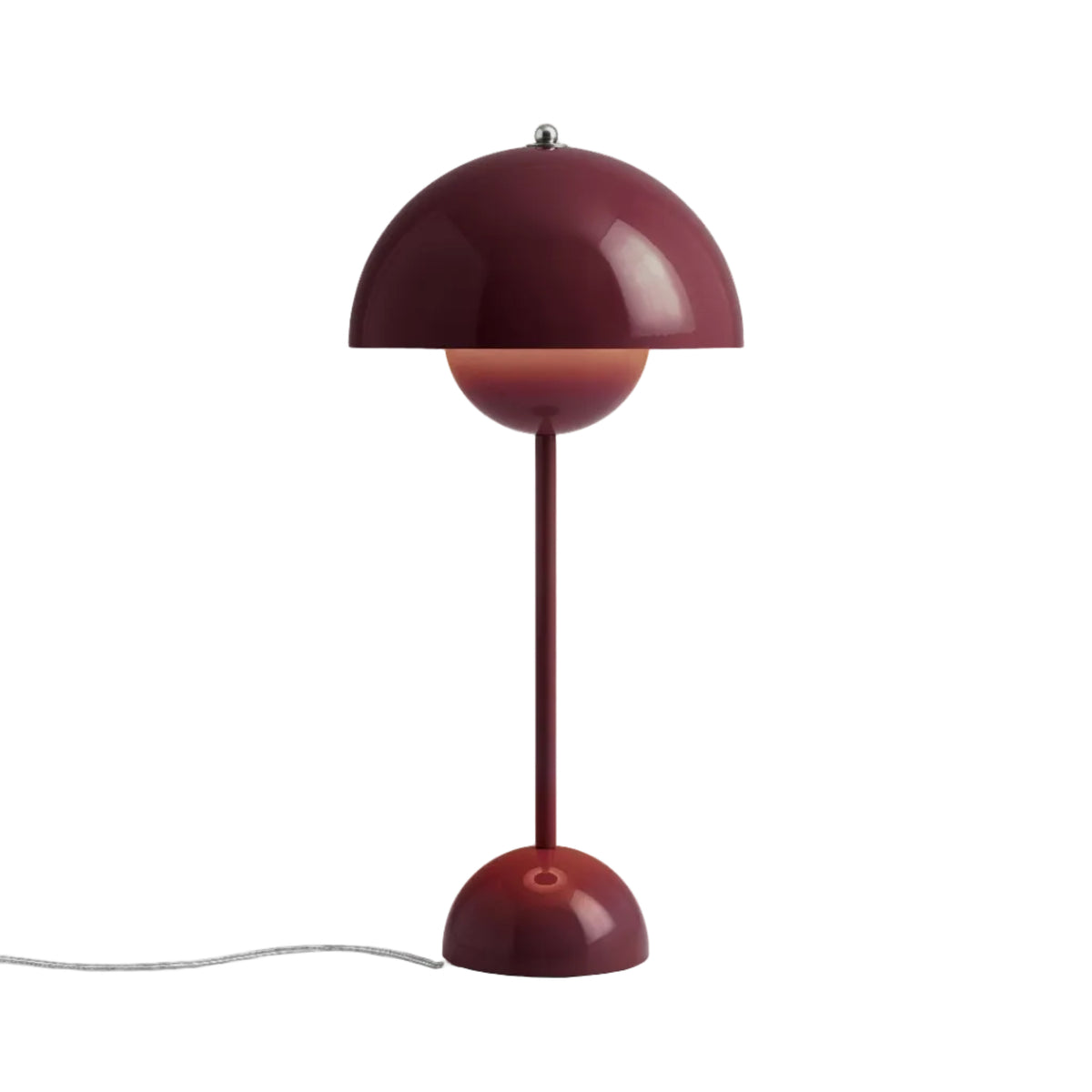 Stolní lampa FLOWERPOT VP3 tmavá švestka