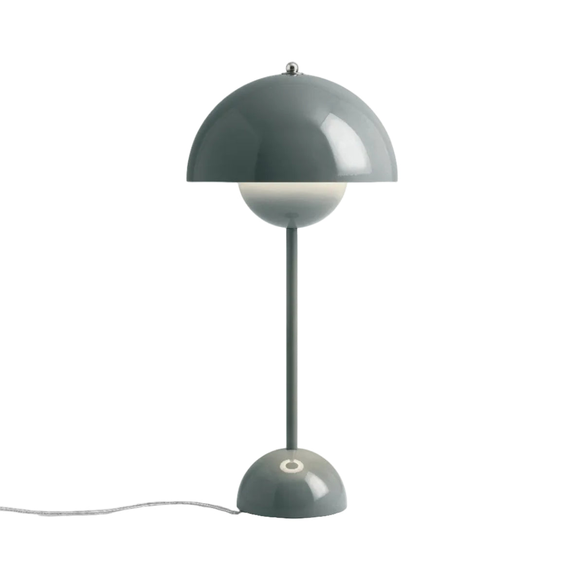 Stolní lampa FLOWERPOT VP3 šedomodrá