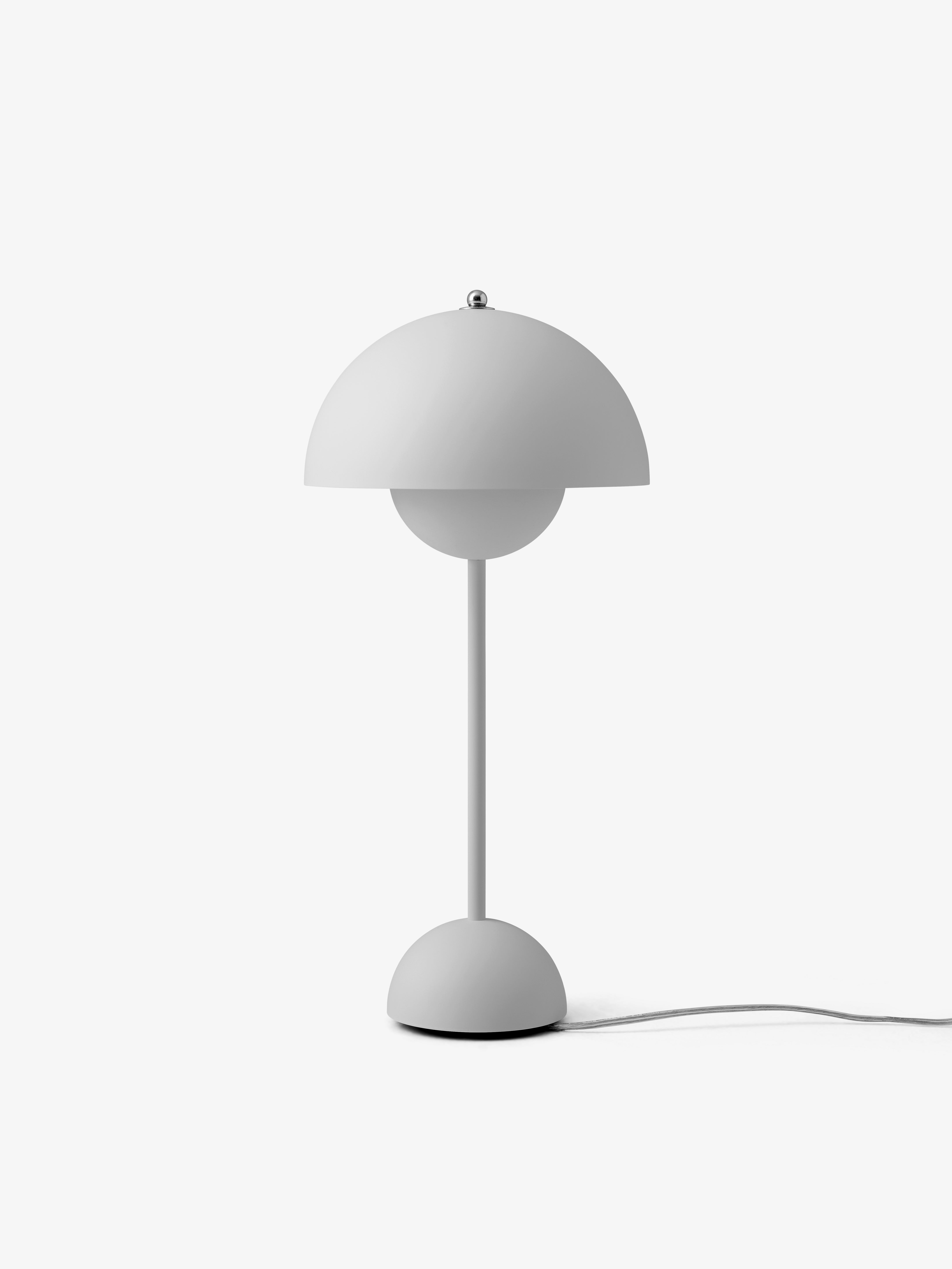Lampa stolní FLOWERPOT VP3 matná světle šedá