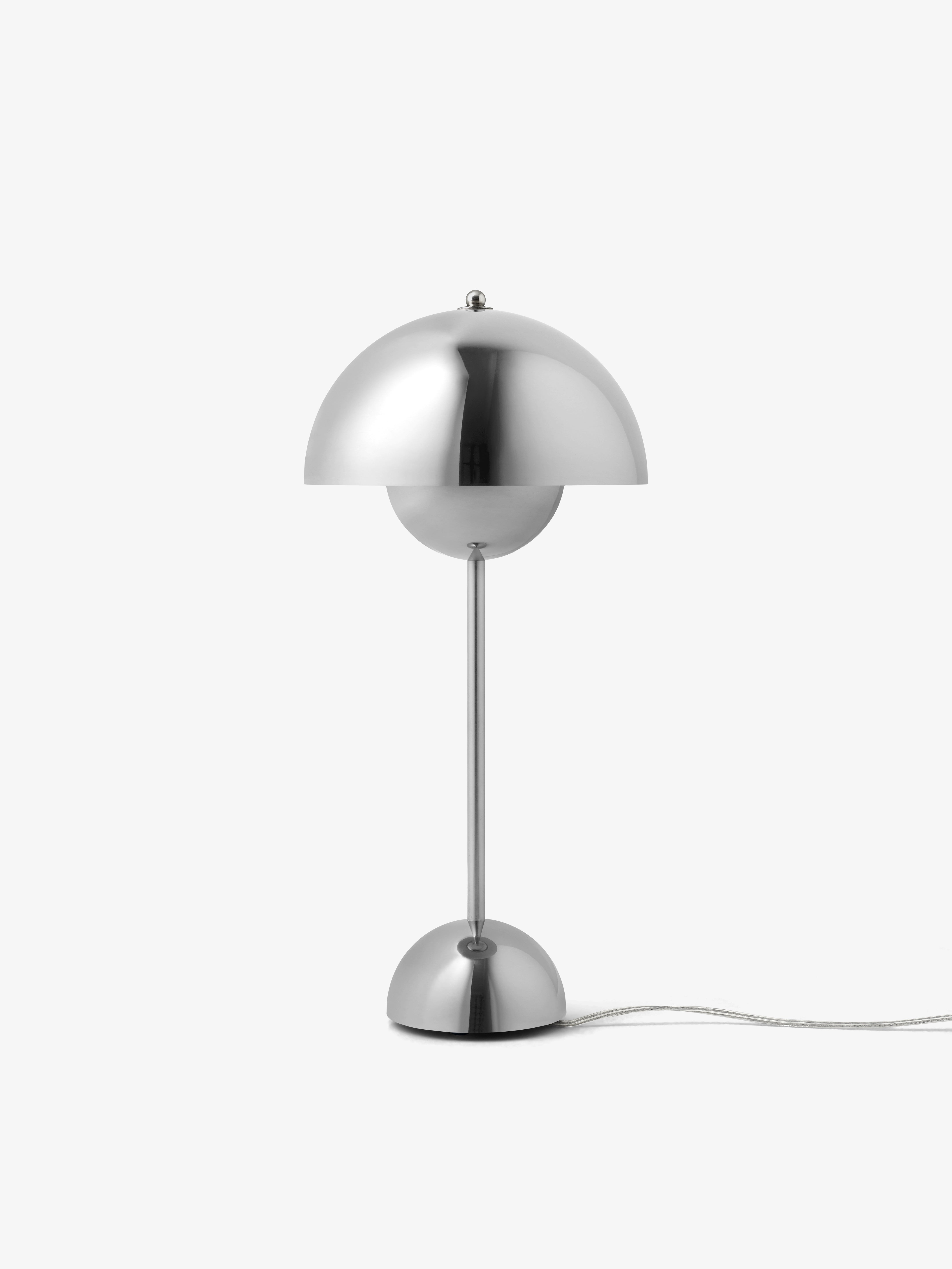 Stolní lampa FLOWERPOT VP3 chromová