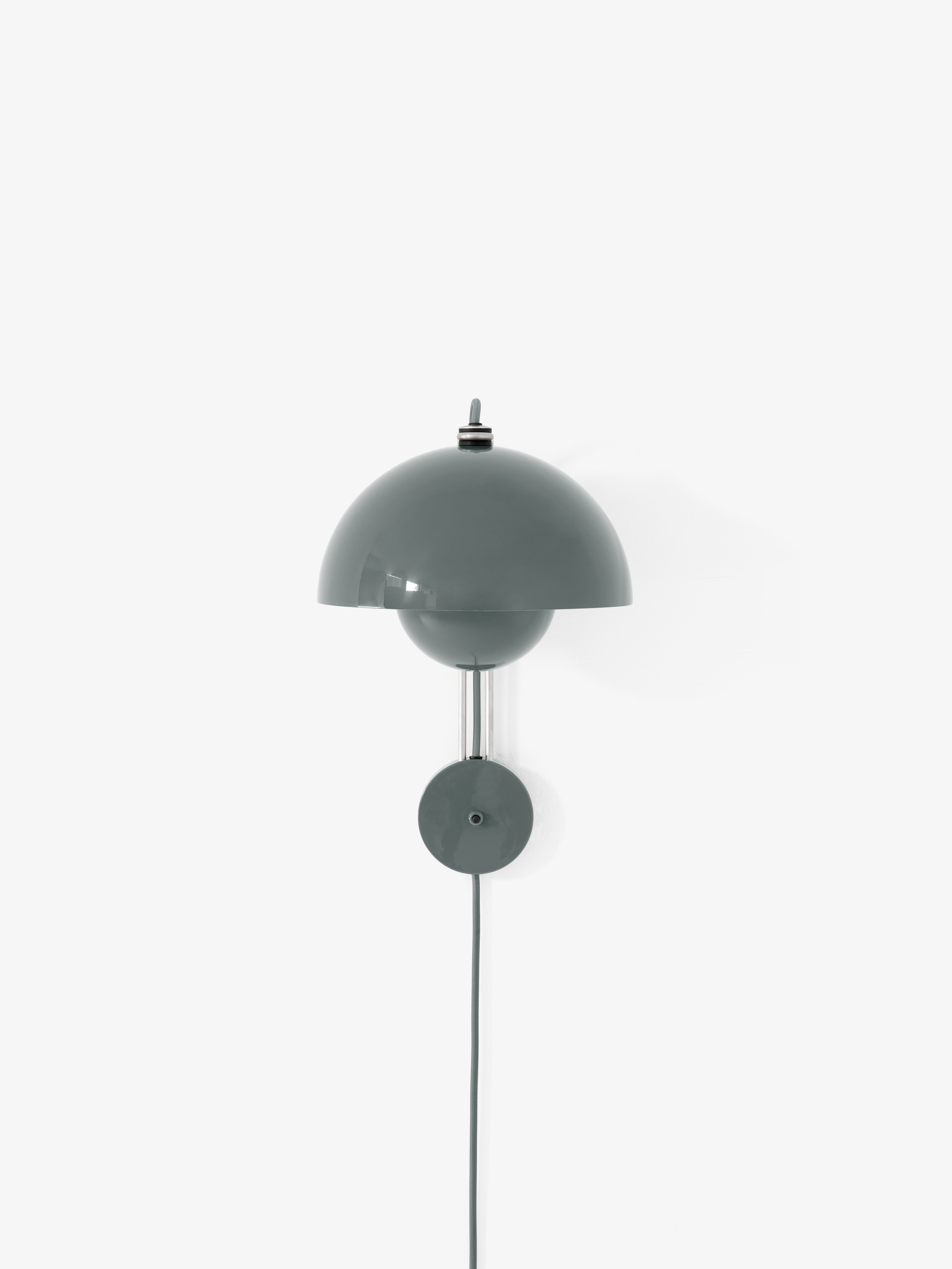 Nástěnná lampa FLOWERPOT VP8 šedobluá