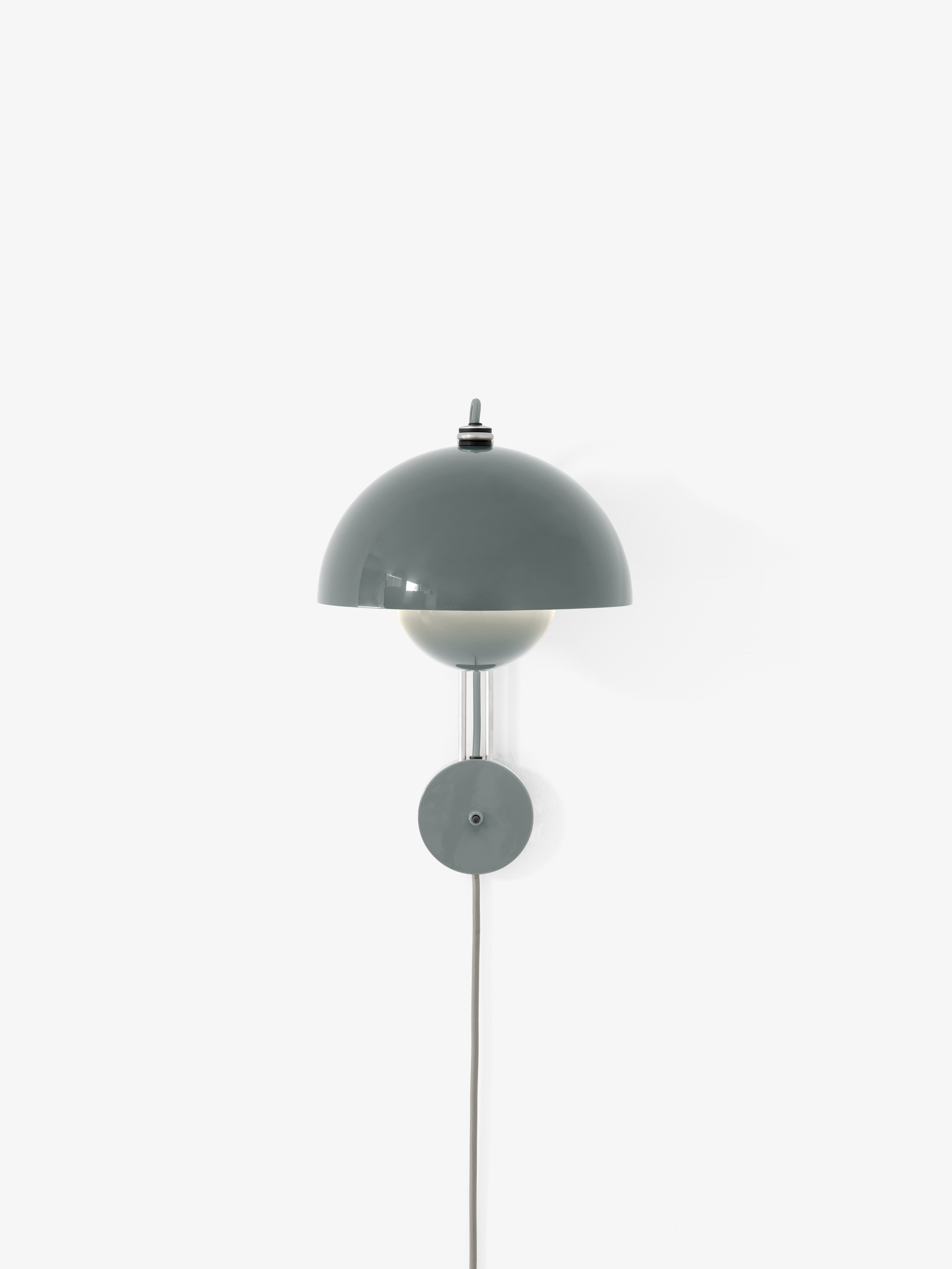 Nástěnná lampa FLOWERPOT VP8 šedobluá