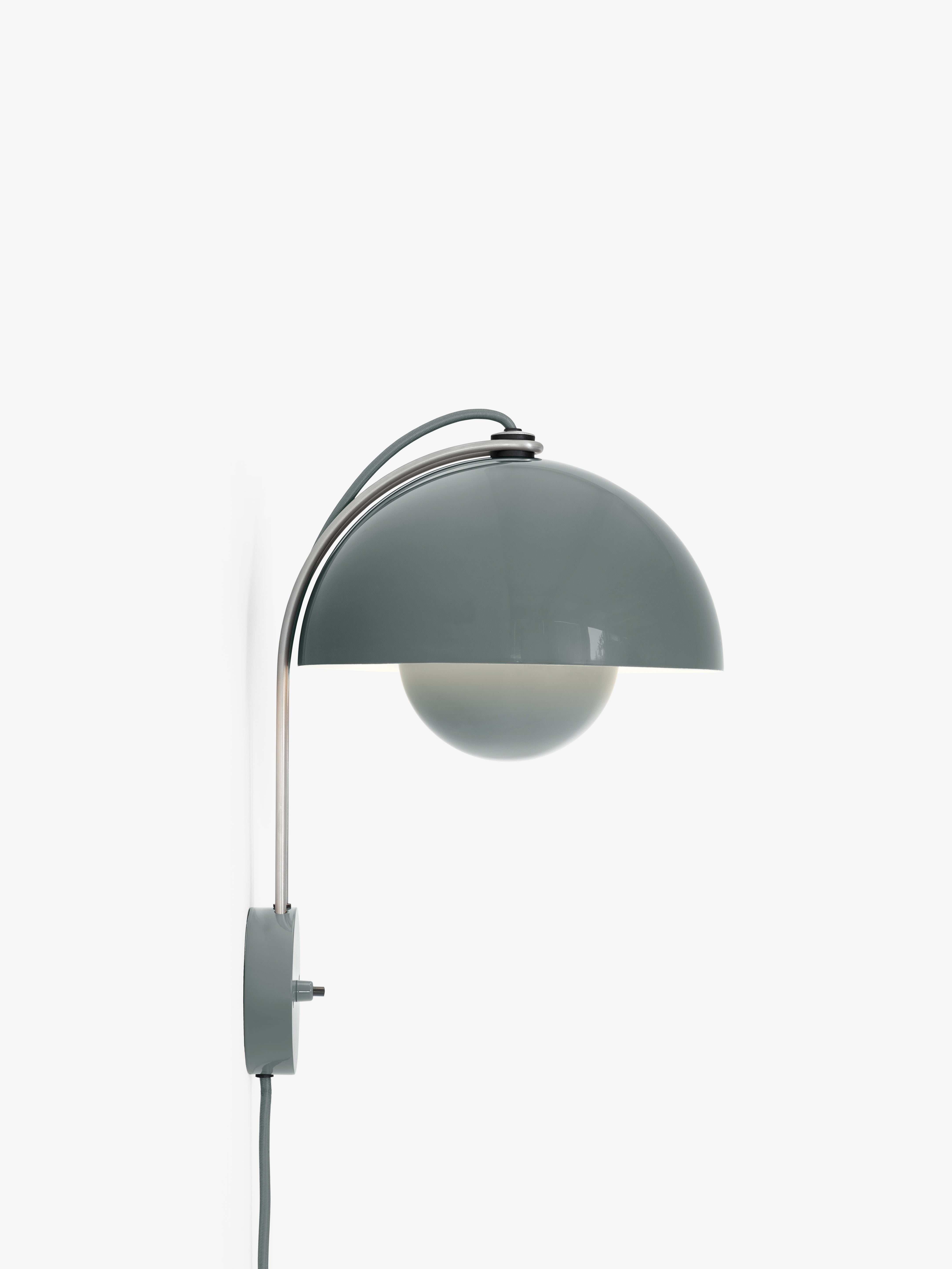 Nástěnná lampa FLOWERPOT VP8 šedobluá