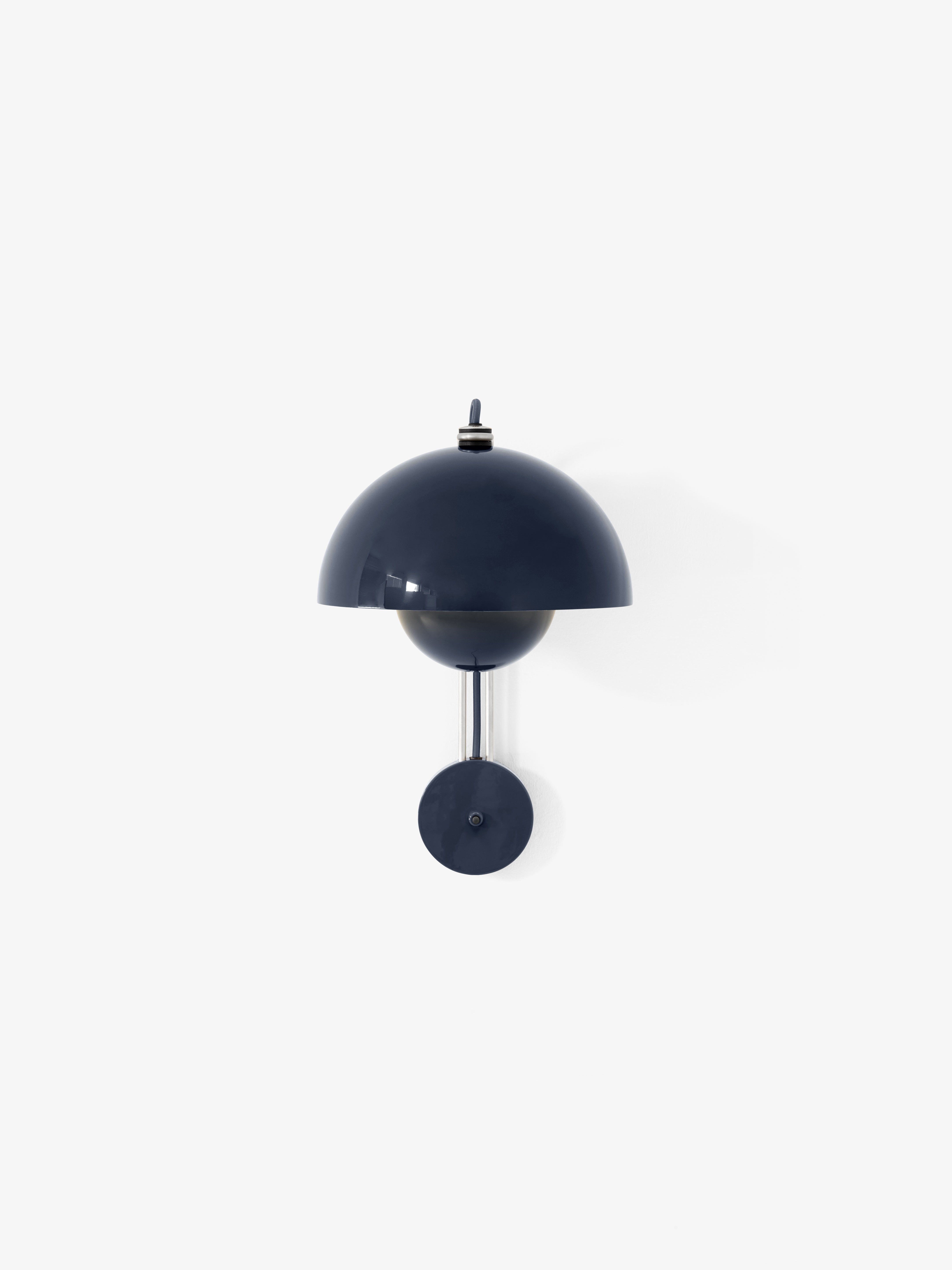 Nástěnná lampa FLOWERPOT VP8, ocelová modrá