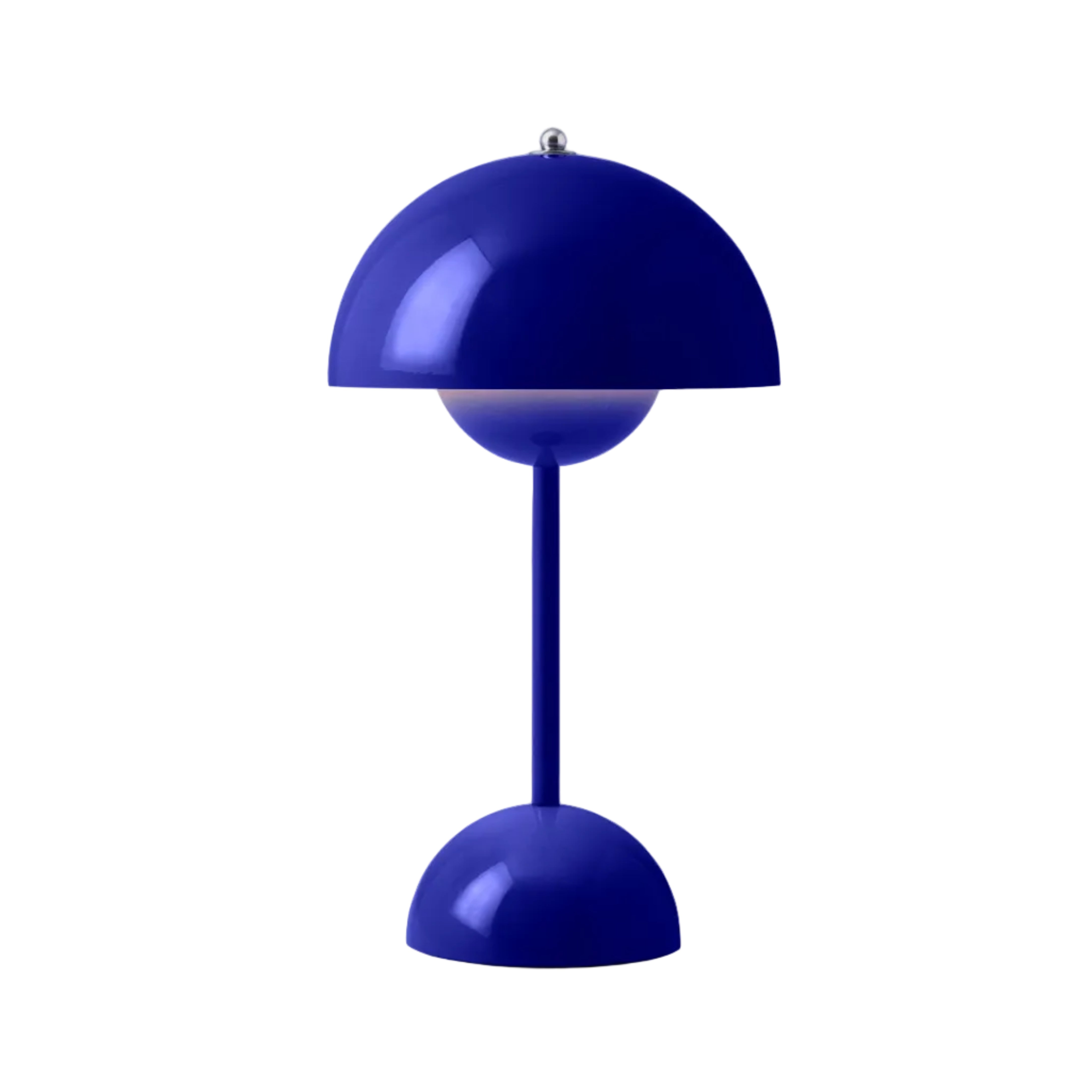 Přenosná lampa FLOWERPOT VP9 v kobaltové barvě