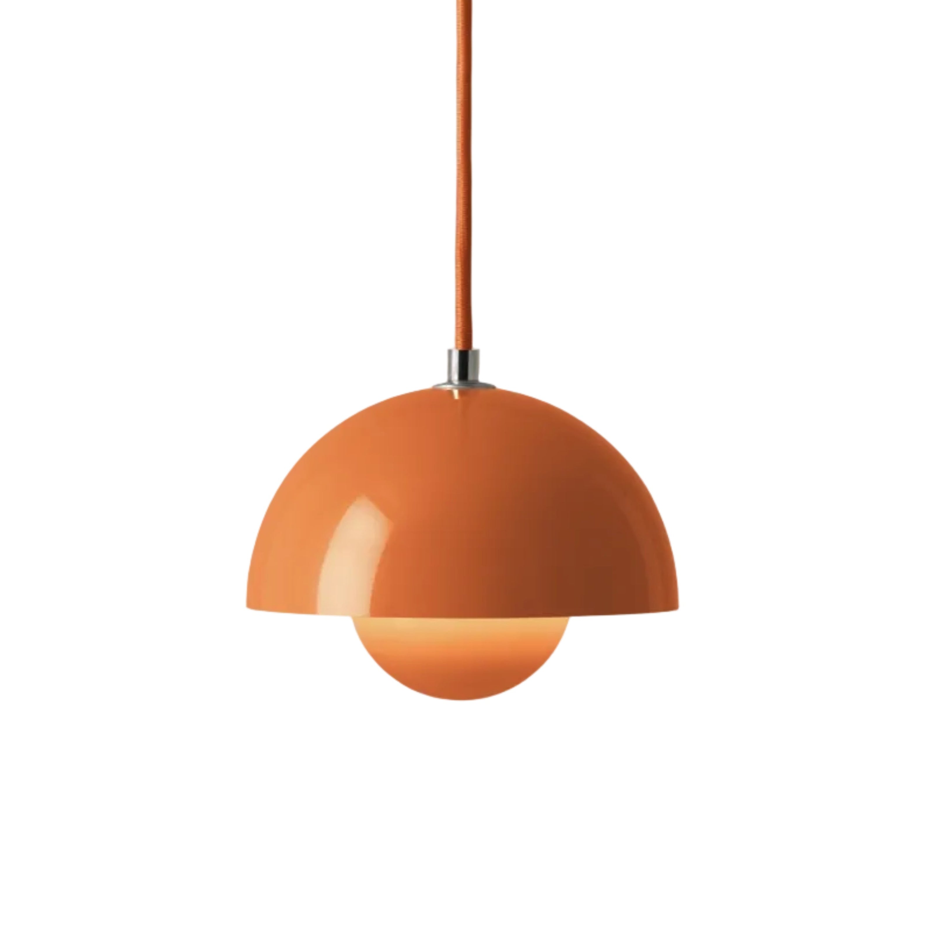 Lampa visící FLOWERPOT oranžová