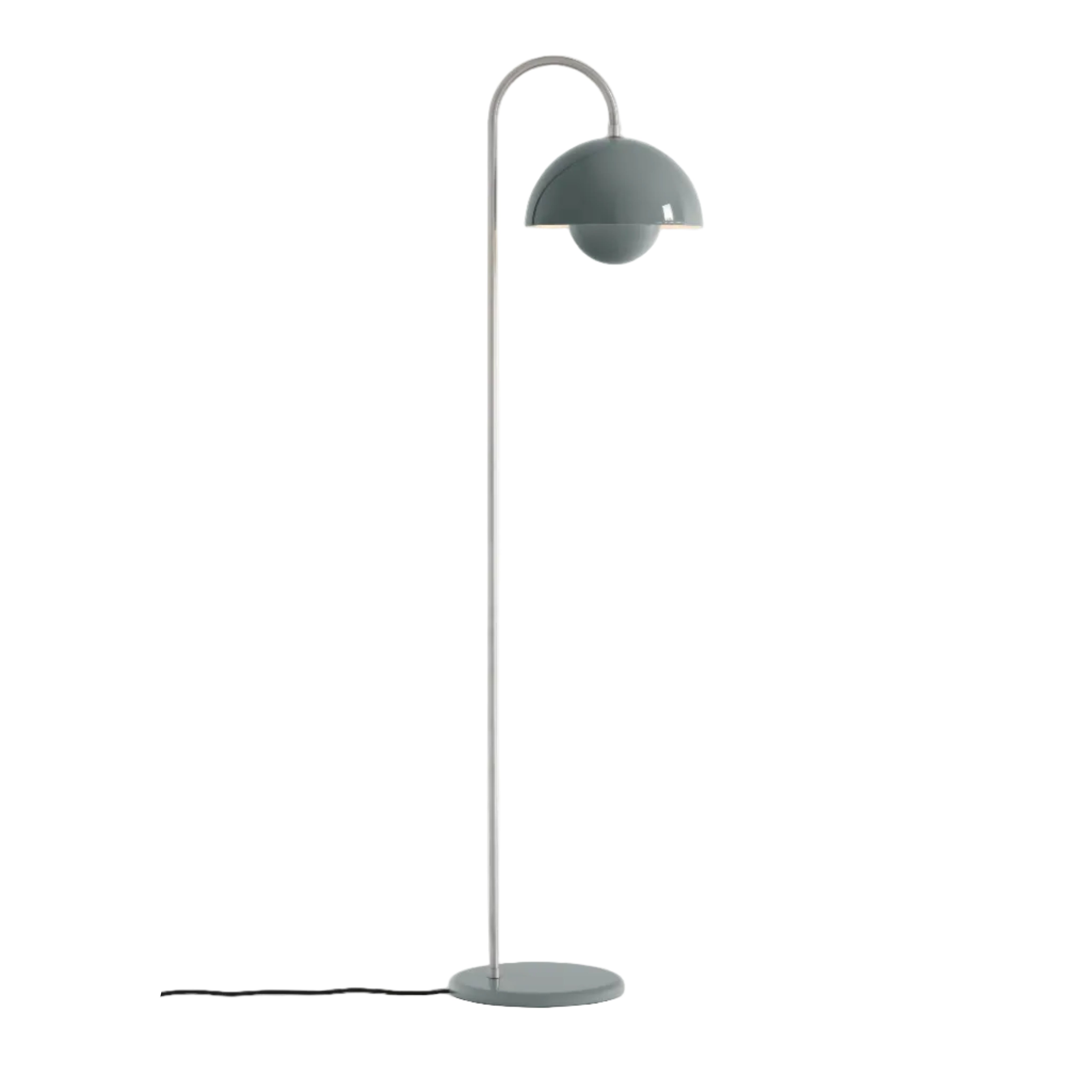 Podlahová lampa FLOWERPOT VP12 šedobluá