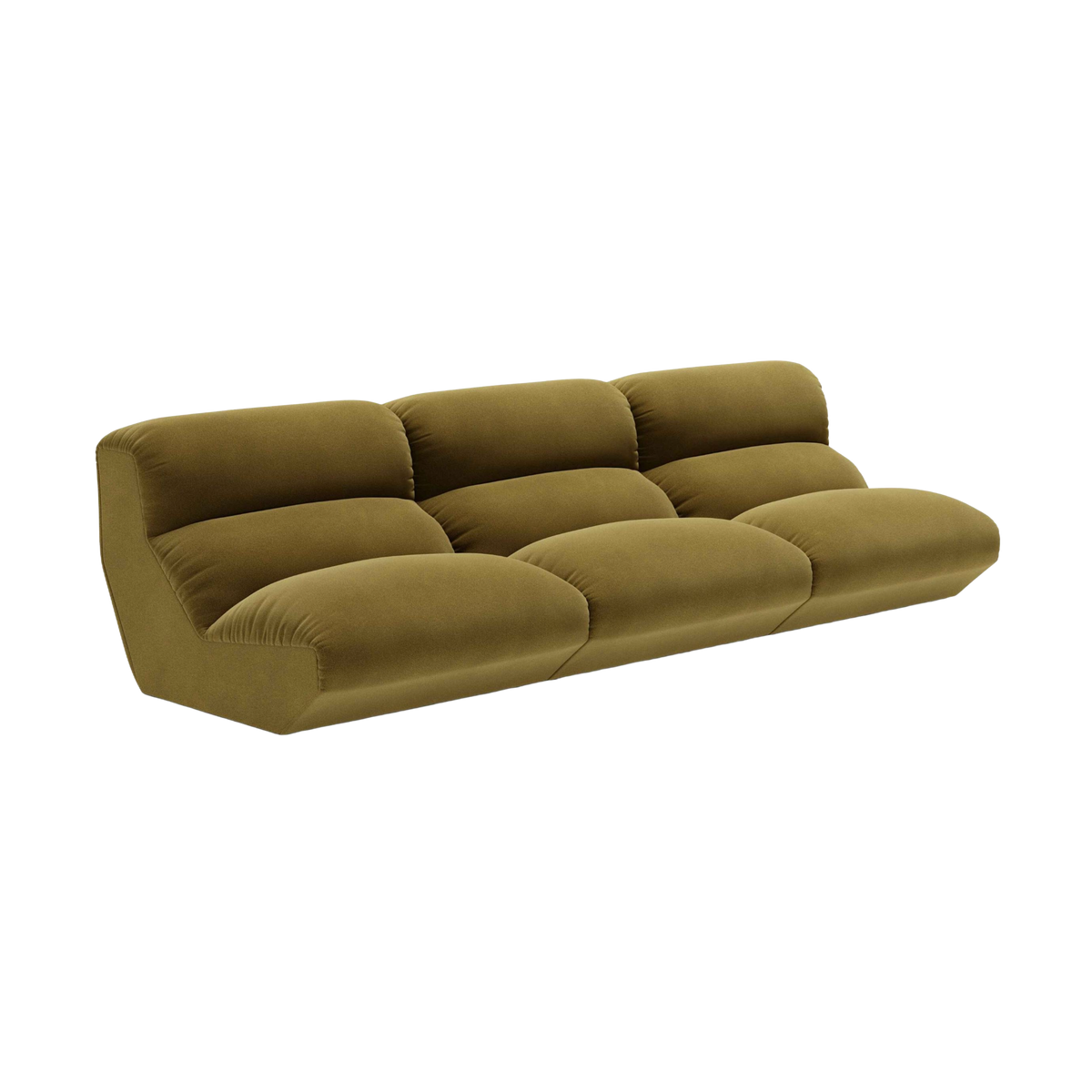 Sofa modulární 4-místná HI LO olivová