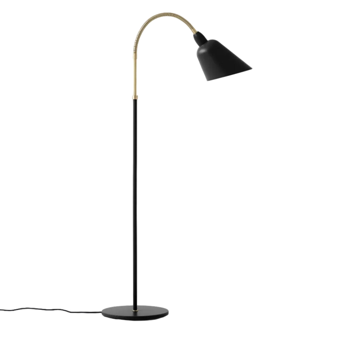 Stolní lampa BELLEVUE AJ7 černá s mosazným povrchem