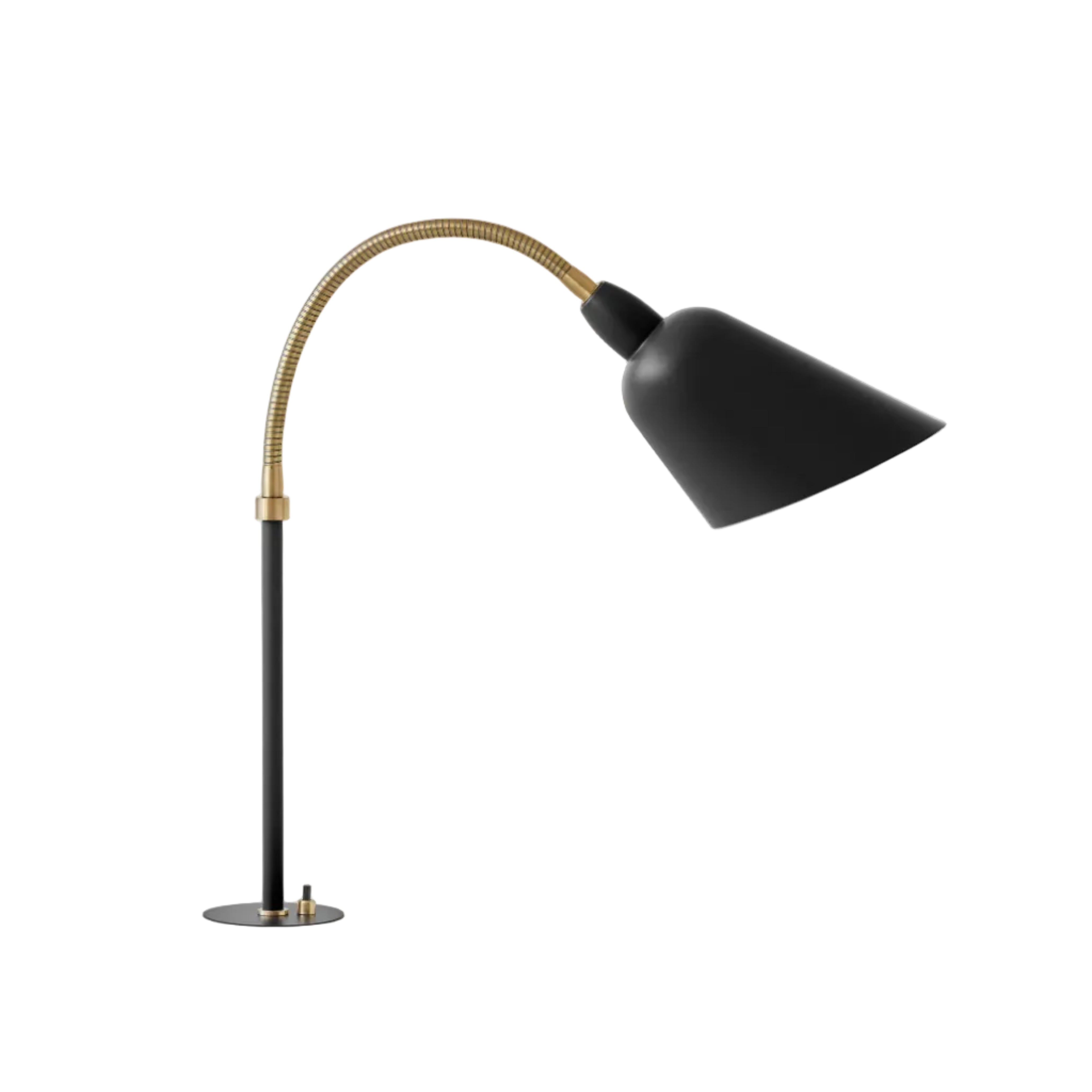 Stolní lampa BELLEVUE AJ11 černá s mosazným povrchem