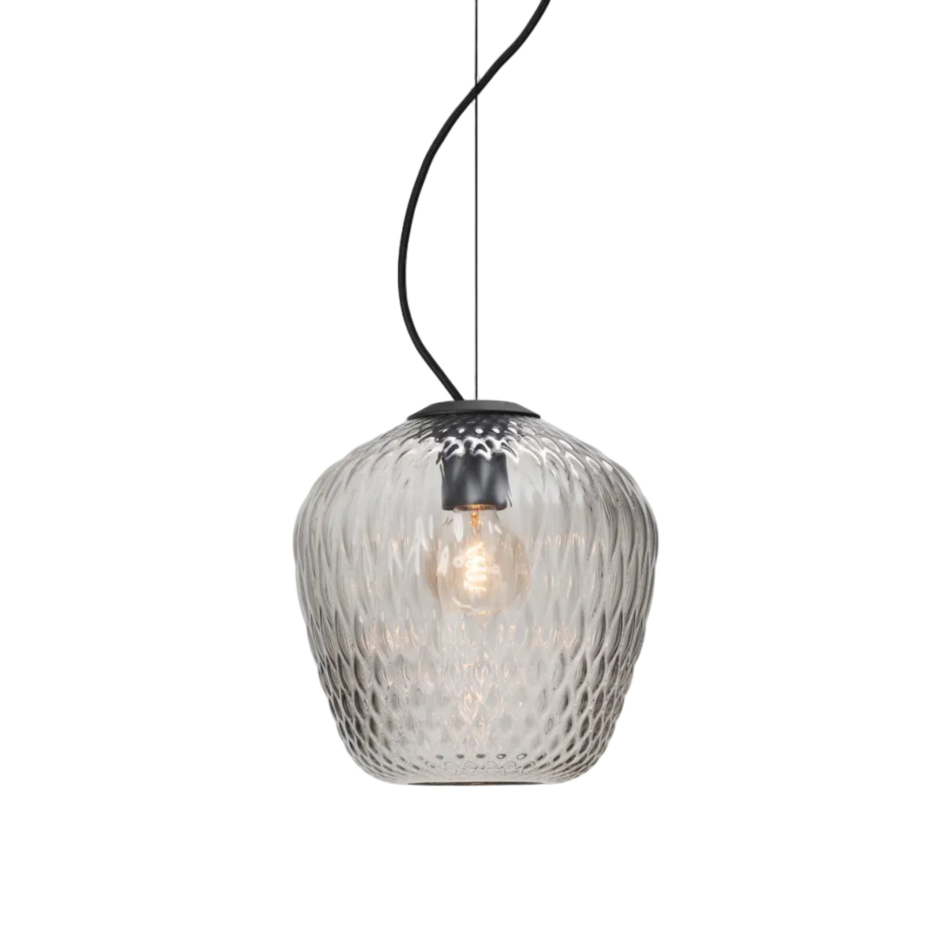 Lampa visící BLOWN s lesklým stínidlem