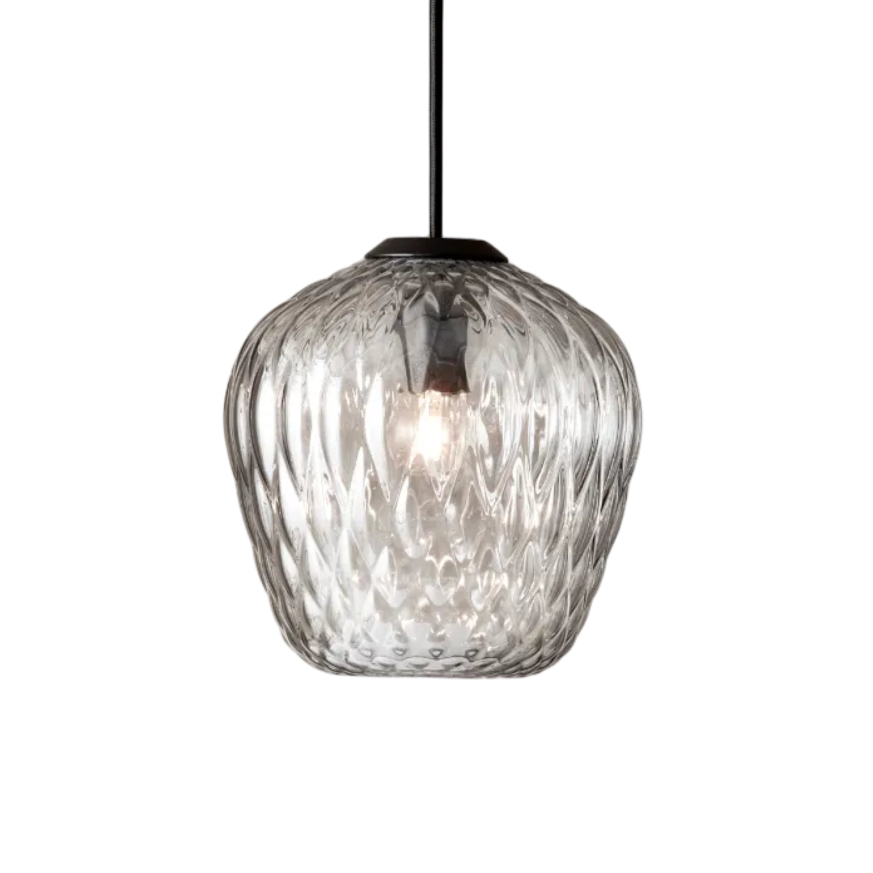 Lampa visící BLOWN s lesklým stínidlem