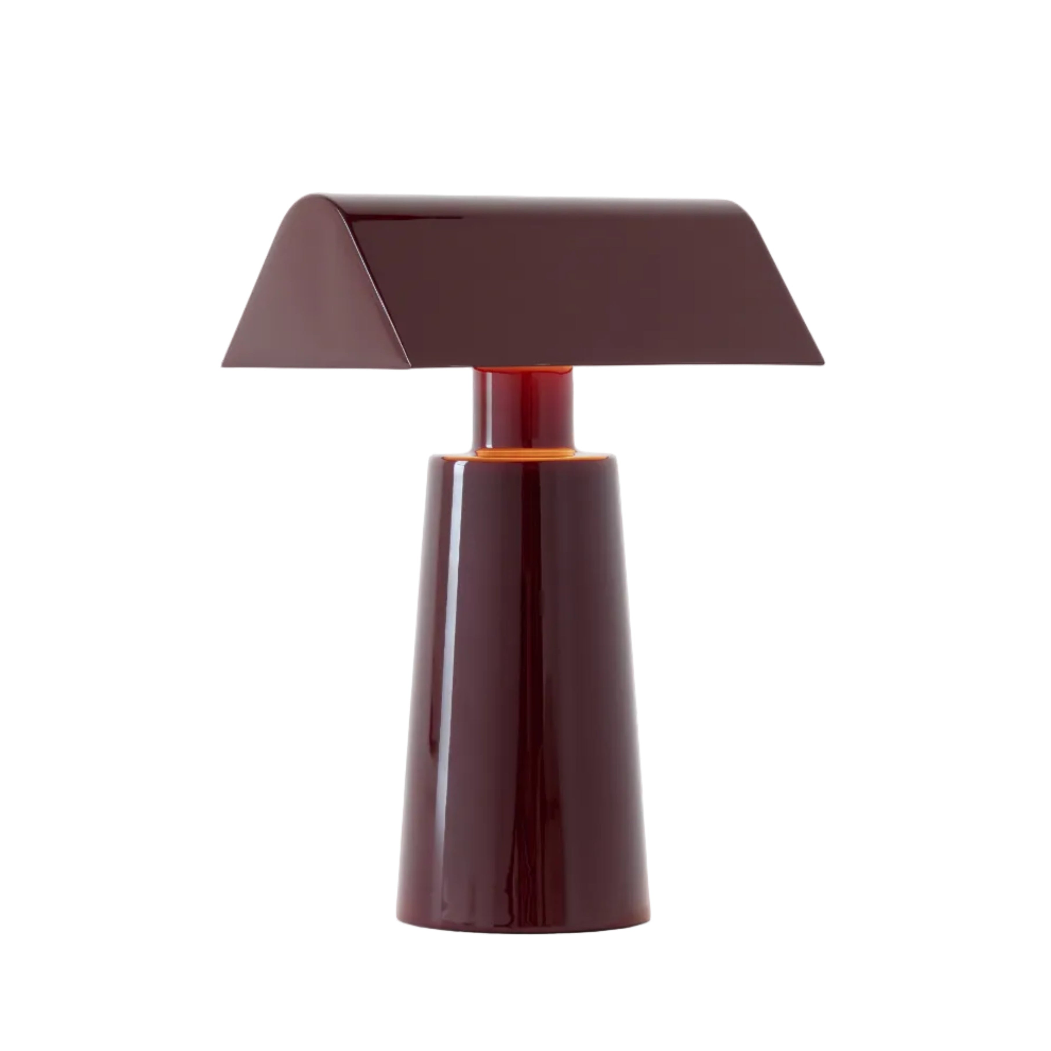 Přenosná lampa CARET MF1 v bordové barvě