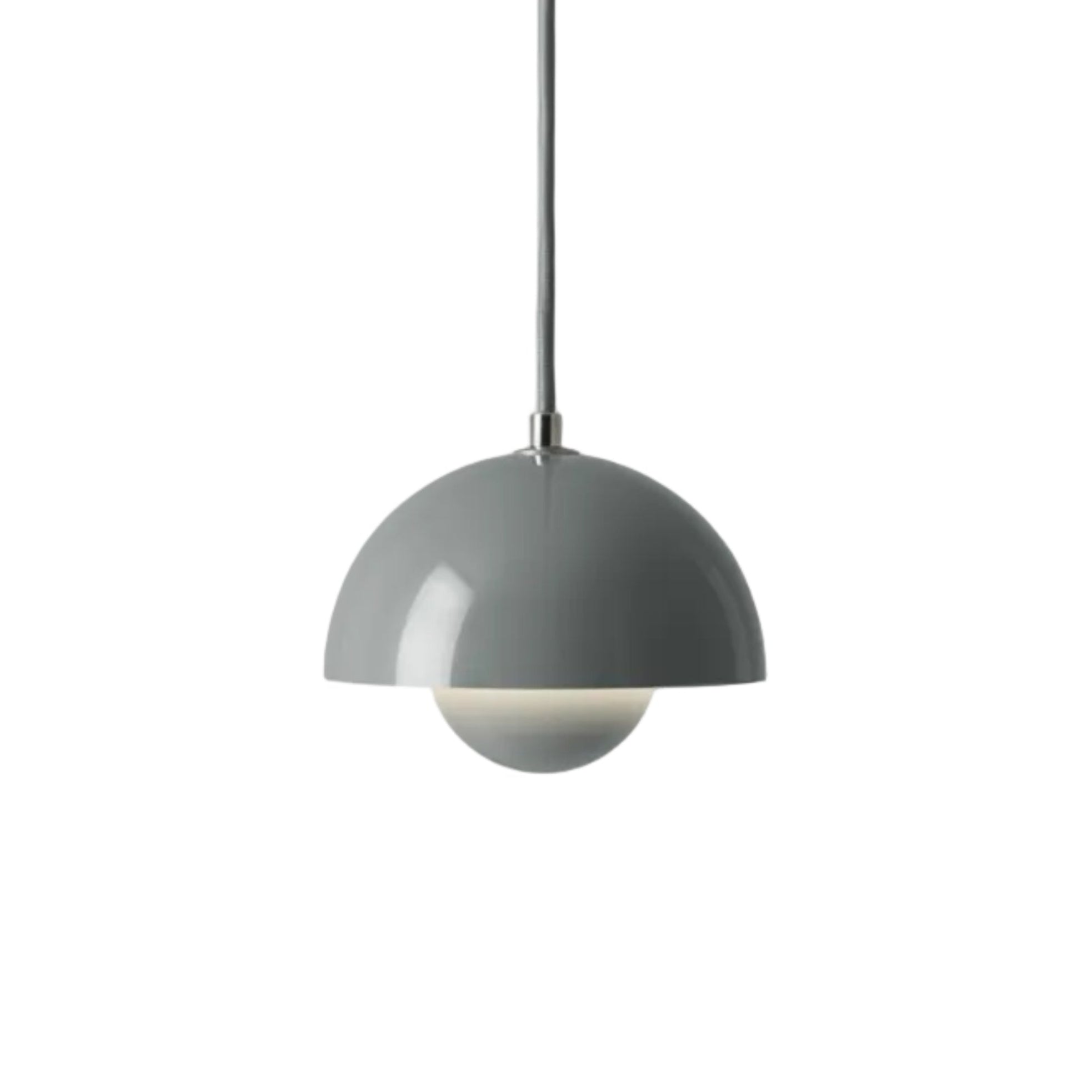 Lampa visící FLOWERPOT šedobluá