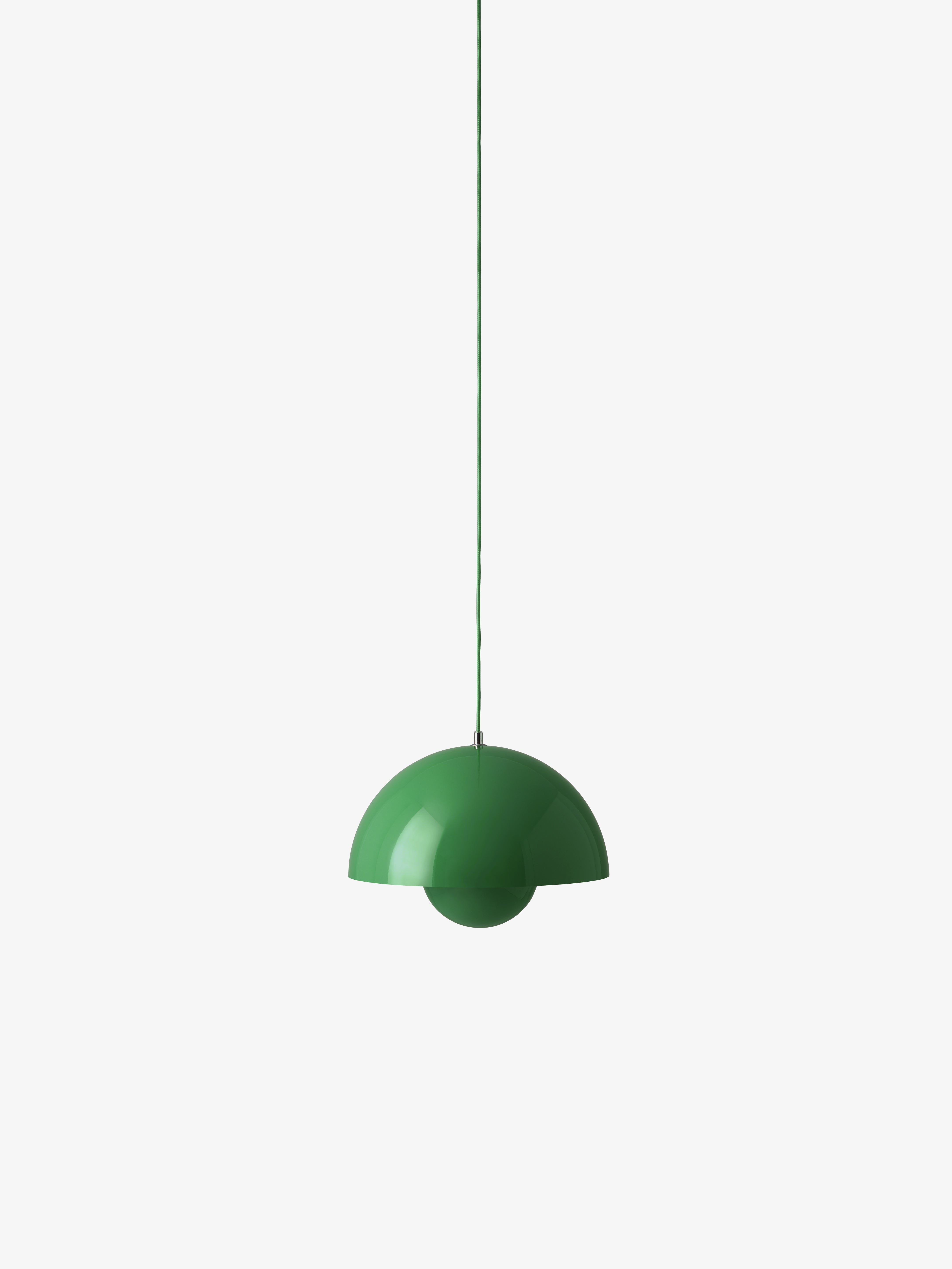 Lampa visící FLOWERPOT intenzivní zelená
