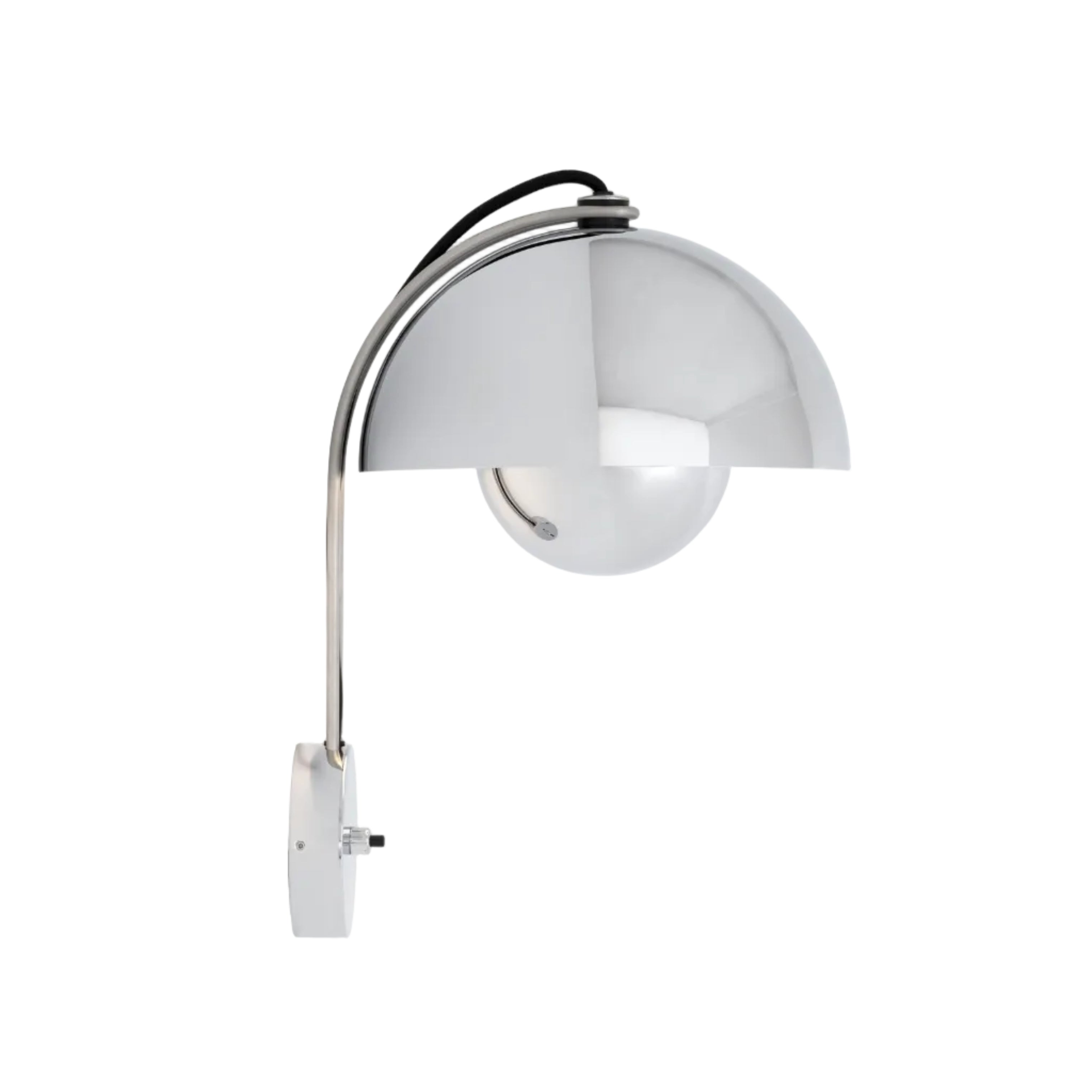 Nástěnné svítidlo FLOWERPOT VP8 v chromovém provedení