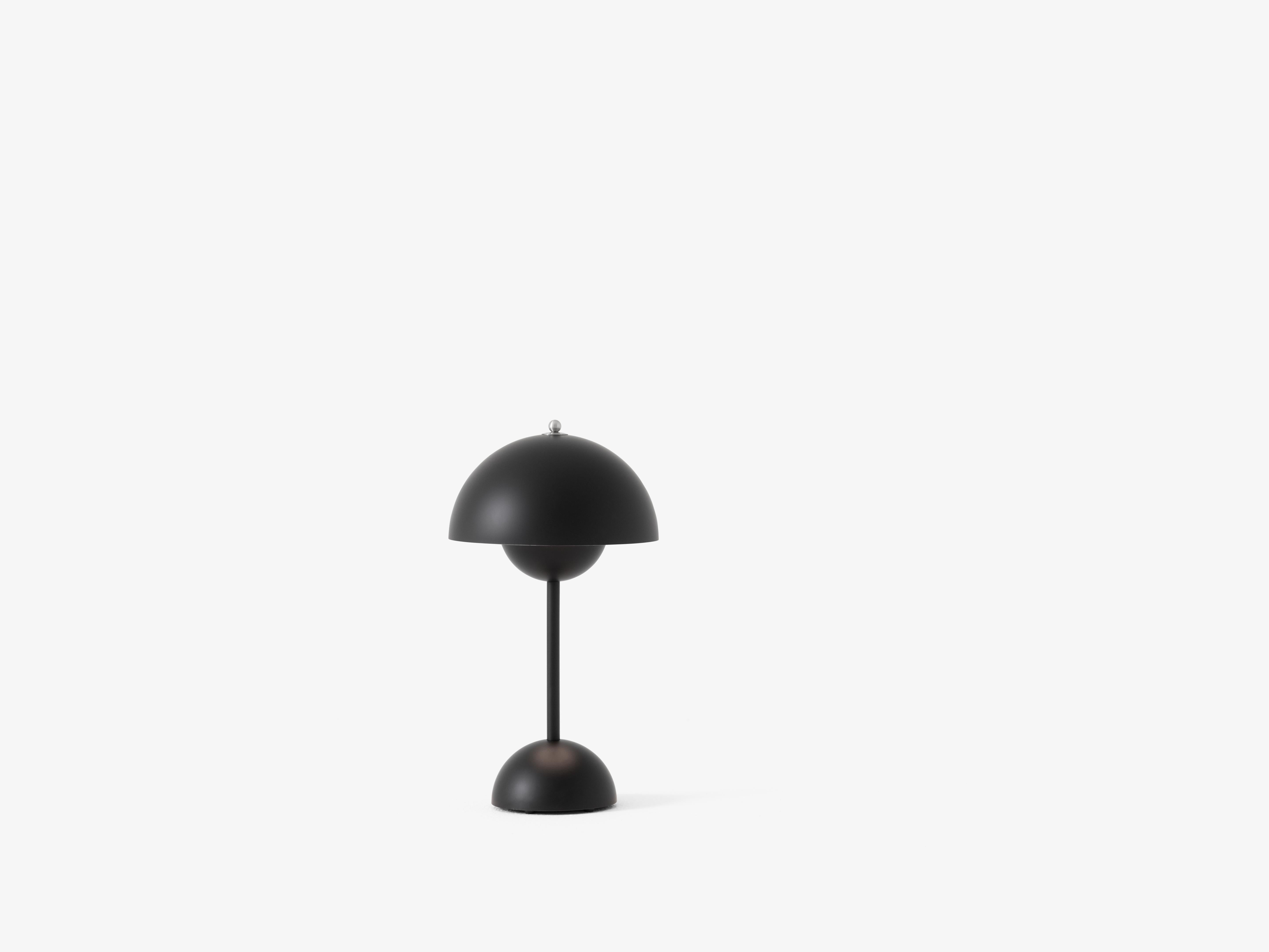 Lampa prenosná FLOWERPOT VP9 matná černá
