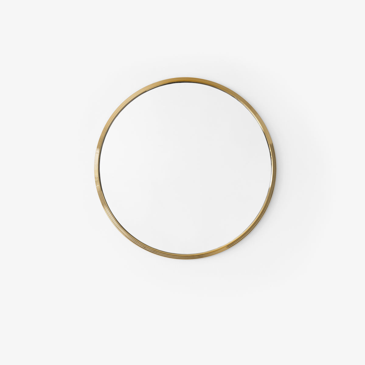Nástěnné zrcadlo SILLON s mosazným rámem