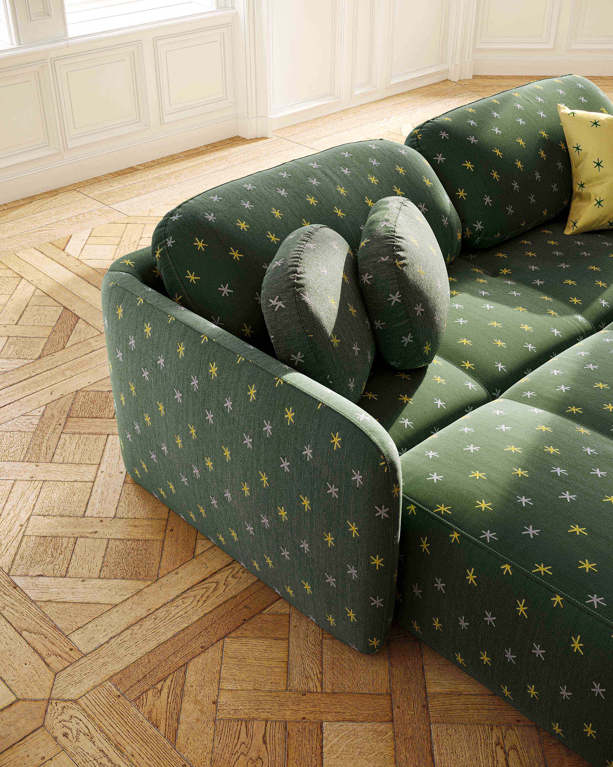 Sofa with verto upholstered sleeping function